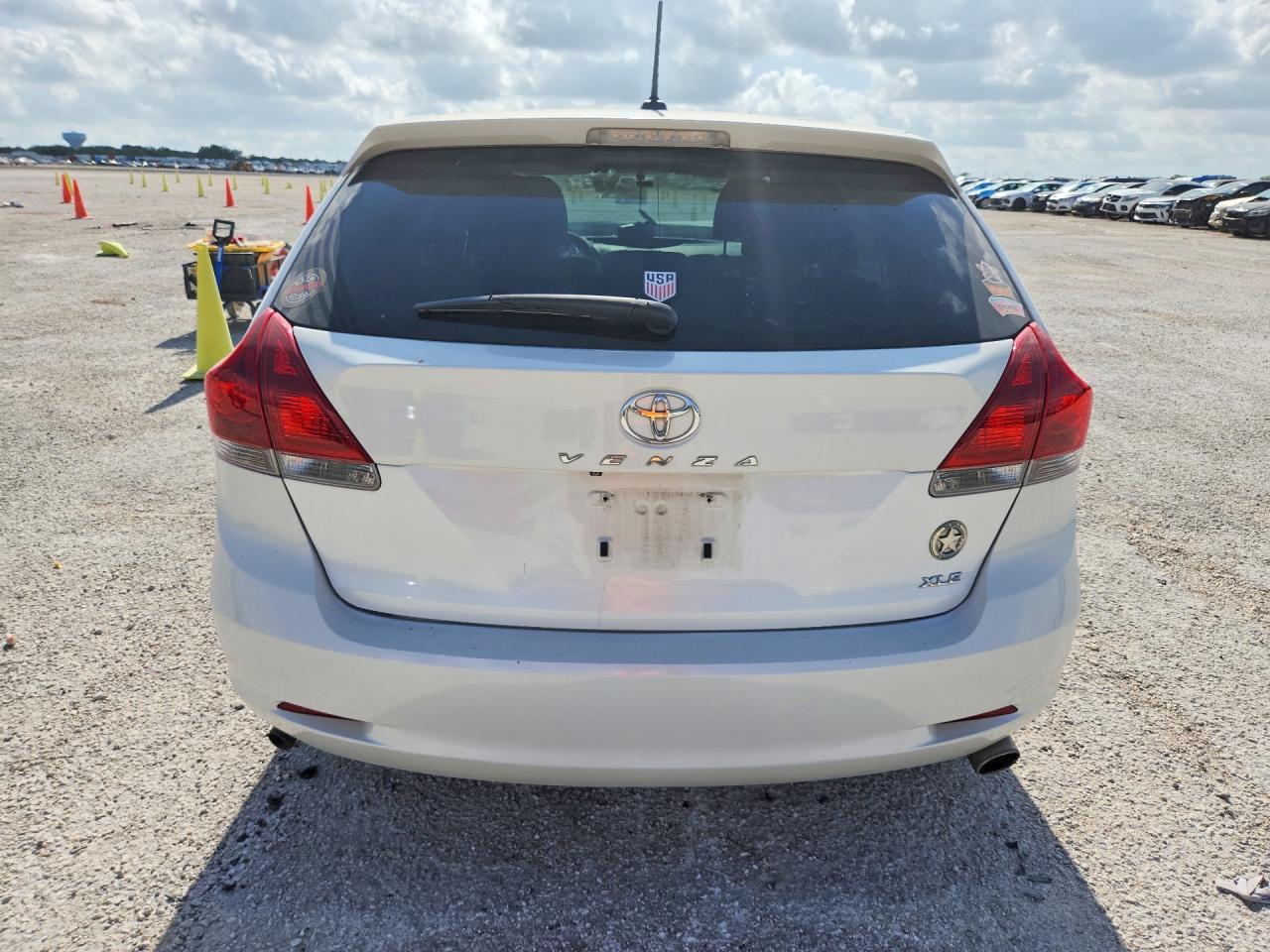 2013 Toyota Venza Xle White vin: 4T3ZK3BBXDU057664