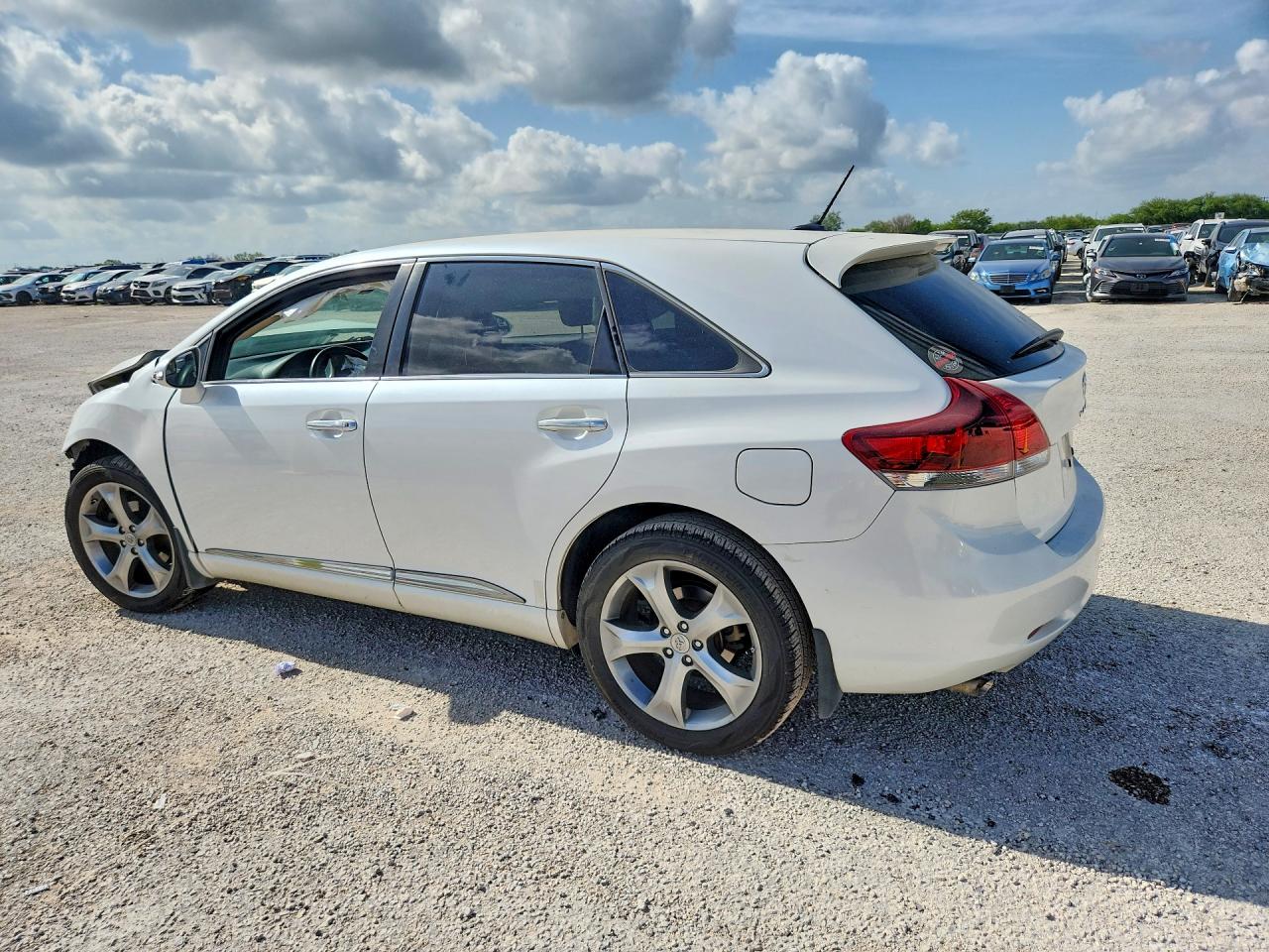 2013 Toyota Venza Xle White vin: 4T3ZK3BBXDU057664
