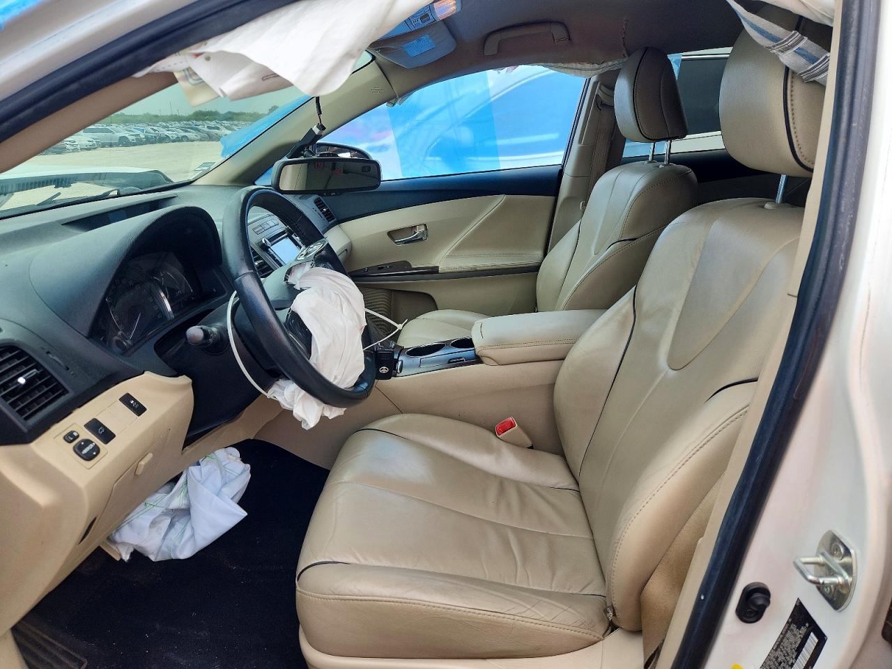 2013 Toyota Venza Xle White vin: 4T3ZK3BBXDU057664