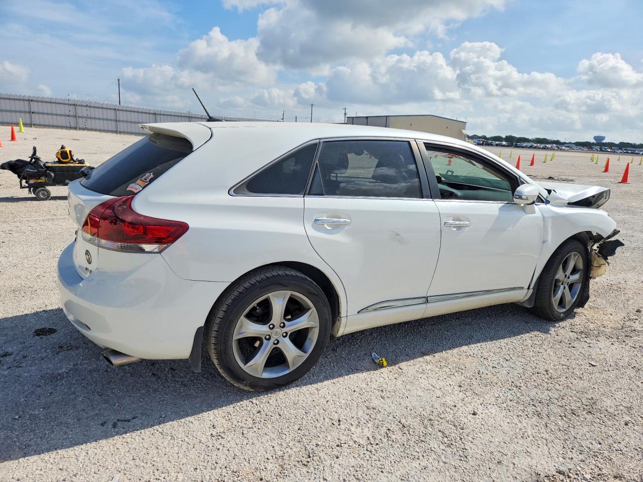 2013 Toyota Venza Xle White vin: 4T3ZK3BBXDU057664