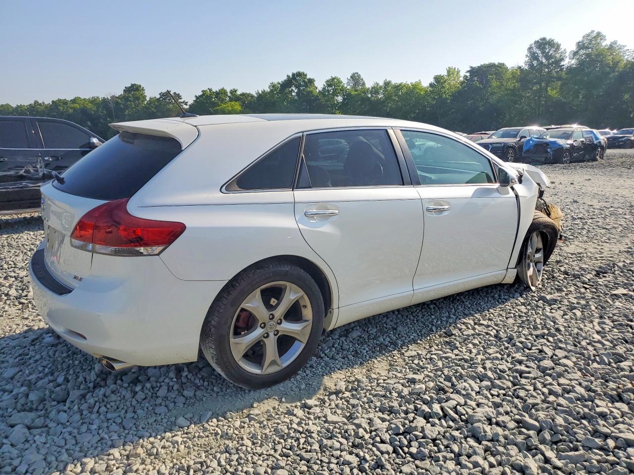 2014 Toyota Venza Xle White vin: 4T3ZK3BBXEU065815