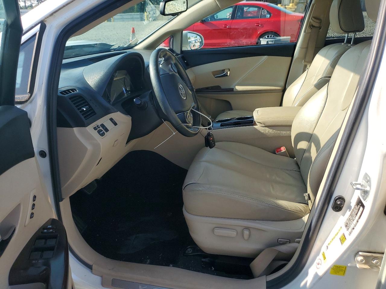 2014 Toyota Venza Xle White vin: 4T3ZK3BBXEU065815