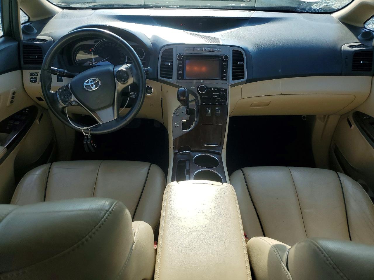 2014 Toyota Venza Xle White vin: 4T3ZK3BBXEU065815