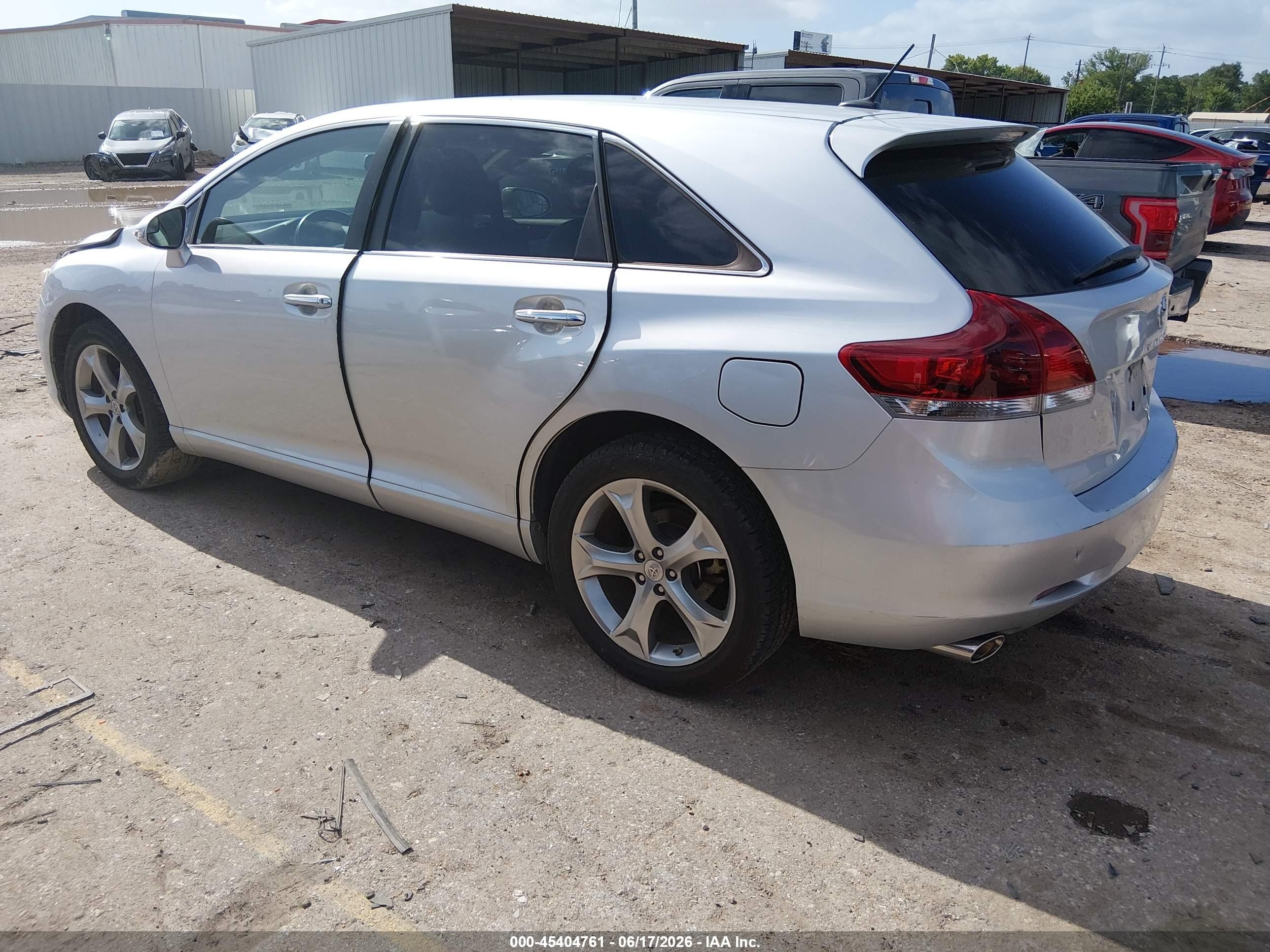 2014 Toyota Venza Xle V6 Silver vin: 4T3ZK3BBXEU068634