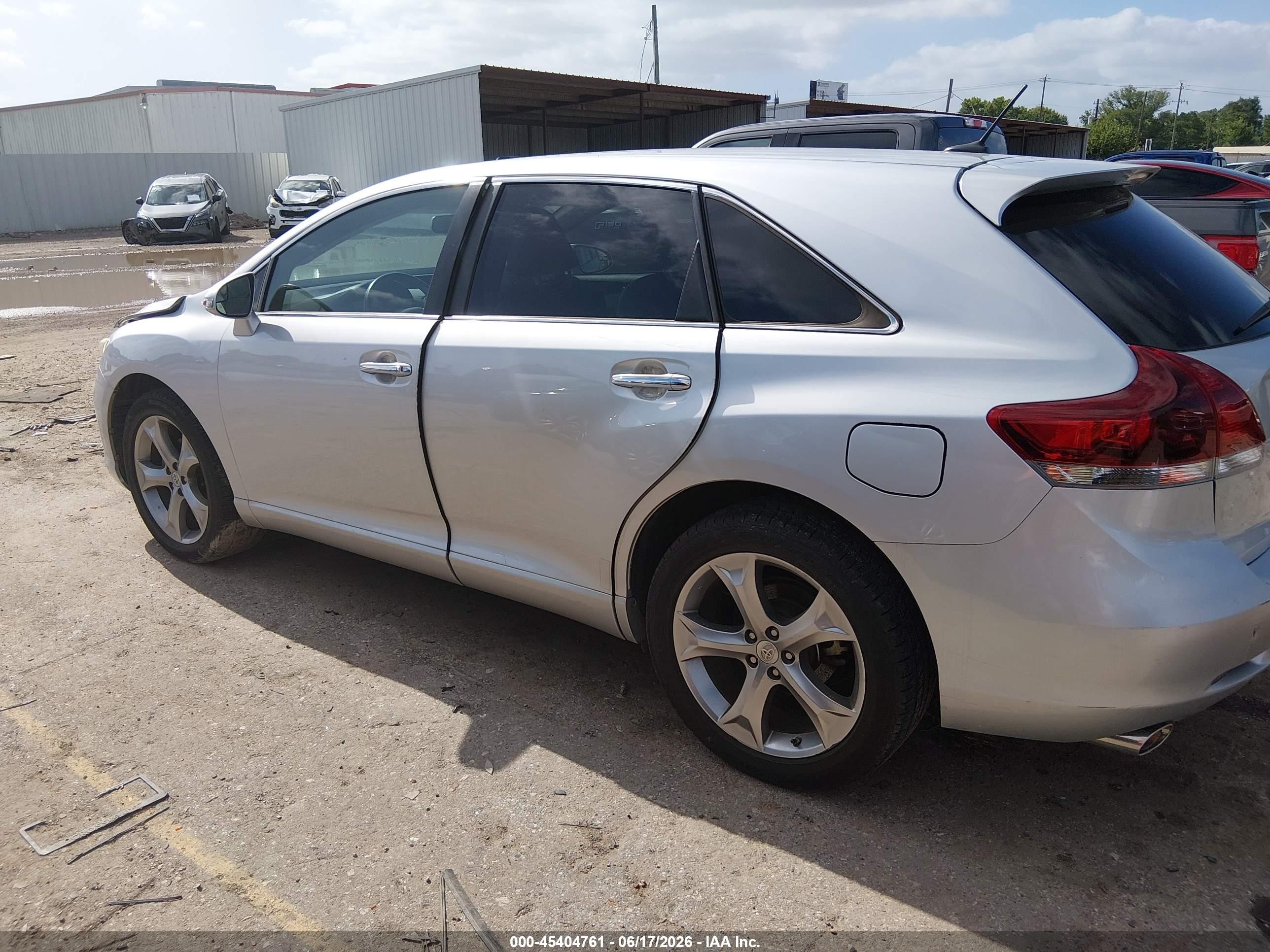2014 Toyota Venza Xle V6 Silver vin: 4T3ZK3BBXEU068634