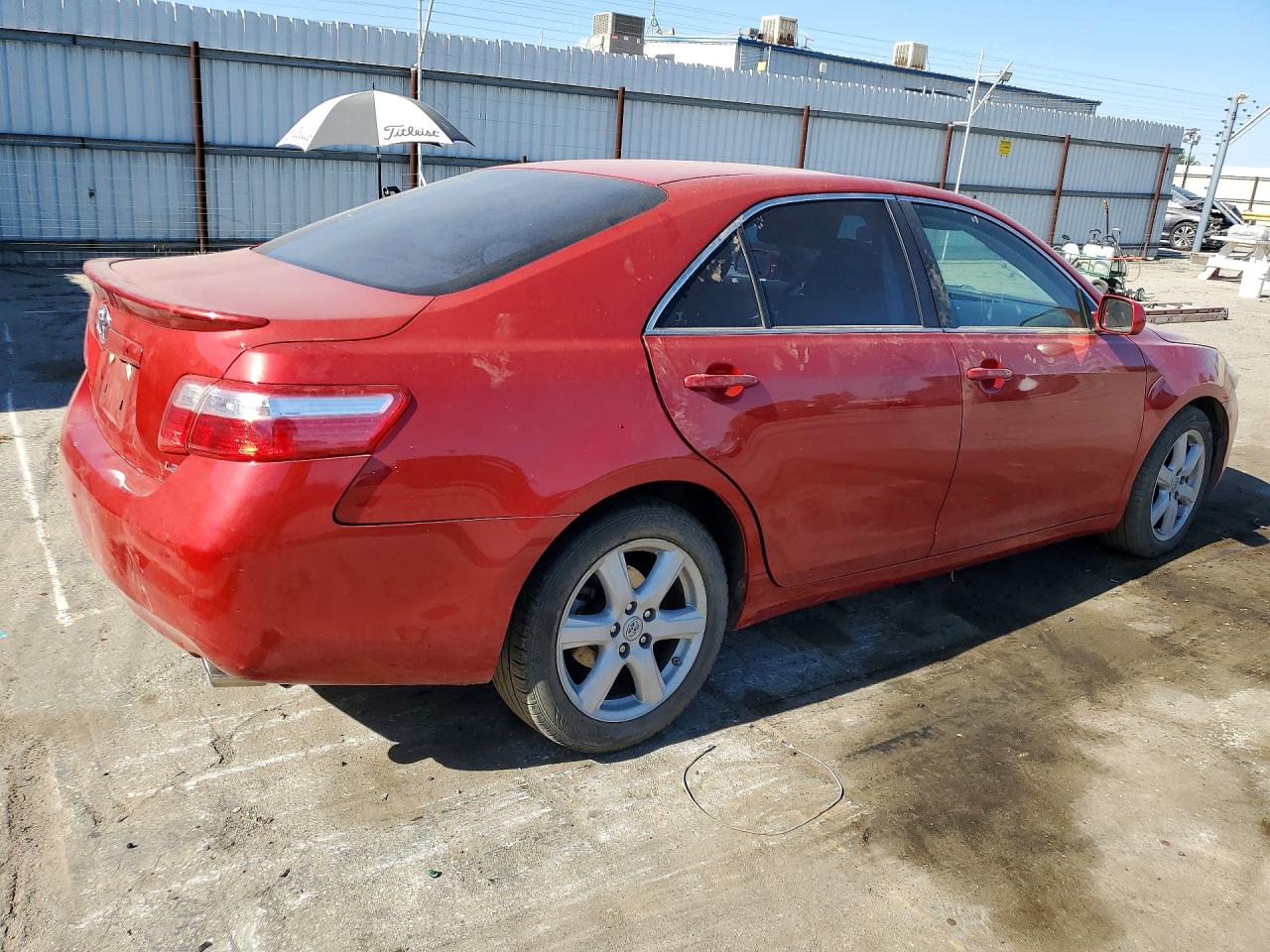 2007 Toyota Camry Le Red vin: 4T4BE46K07R004872