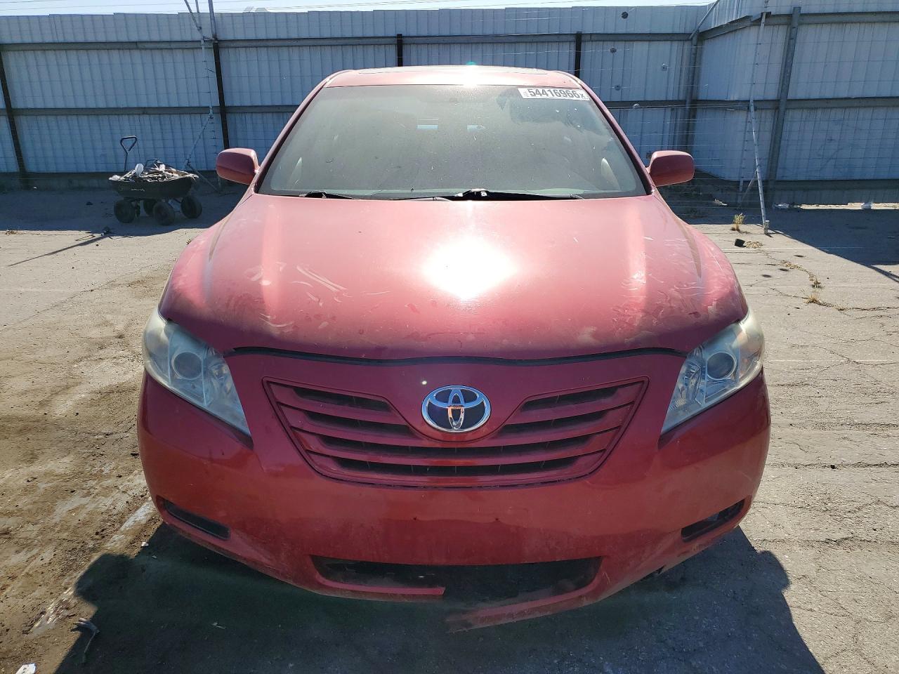 2007 Toyota Camry Le Red vin: 4T4BE46K07R004872