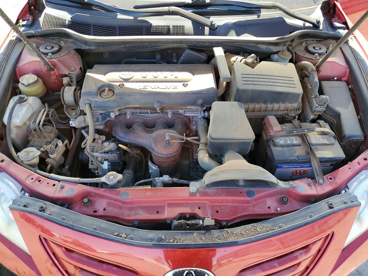 2007 Toyota Camry Le Red vin: 4T4BE46K07R004872
