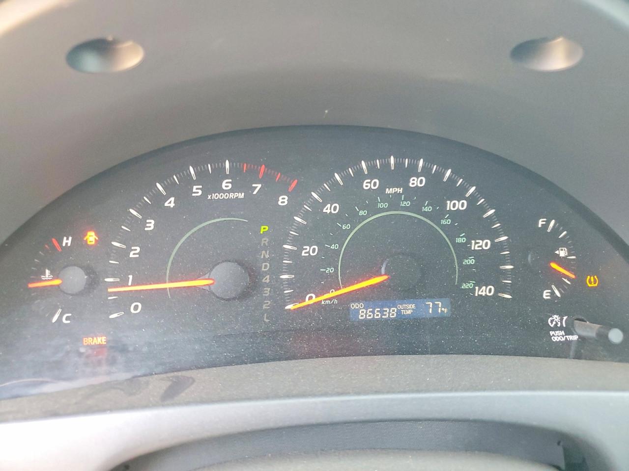 2007 Toyota Camry Le Red vin: 4T4BE46K07R004872