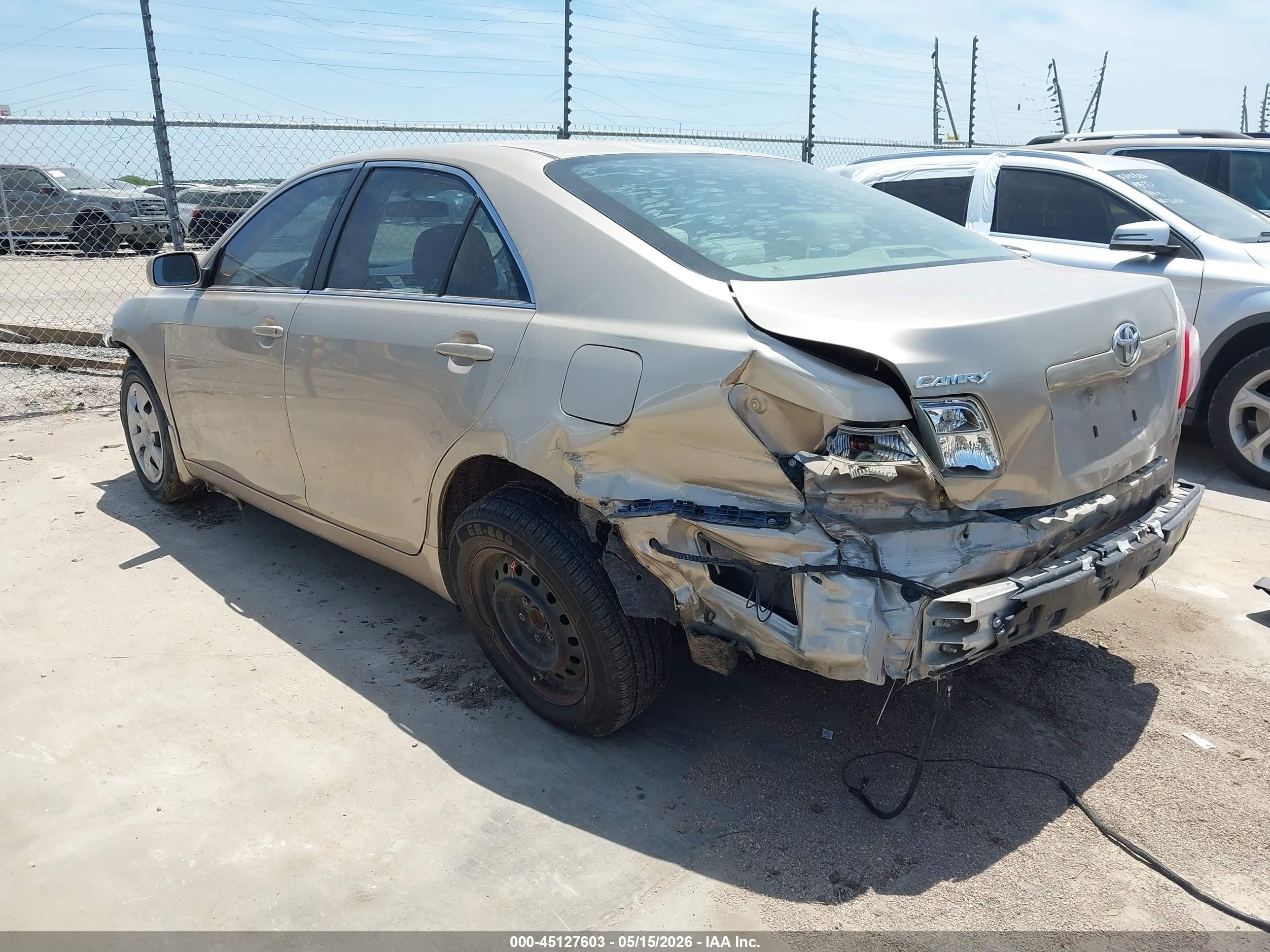 2007 Toyota Camry Le Бежевый vin: 4T4BE46K07R005682