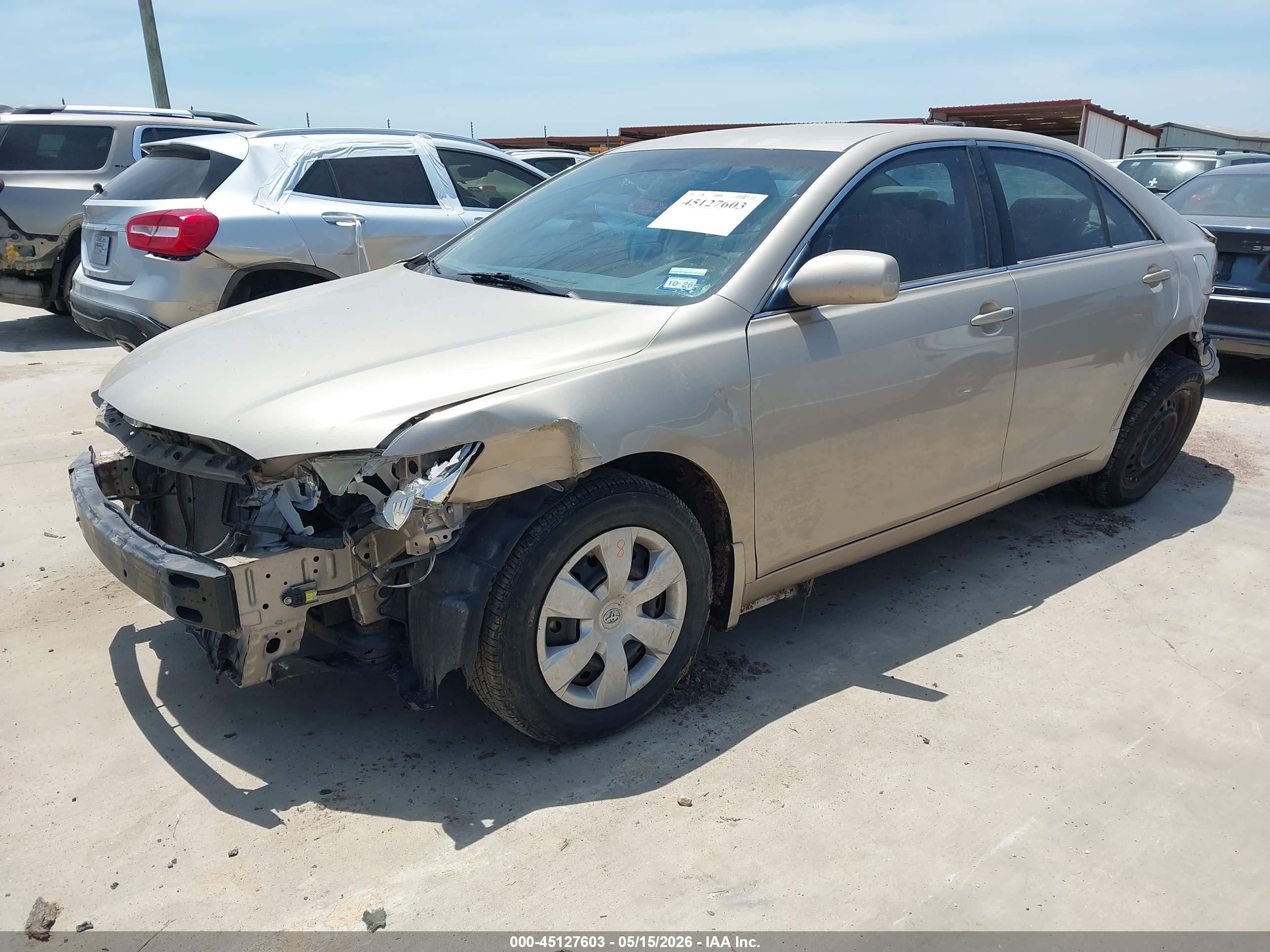 2007 Toyota Camry Le Бежевый vin: 4T4BE46K07R005682