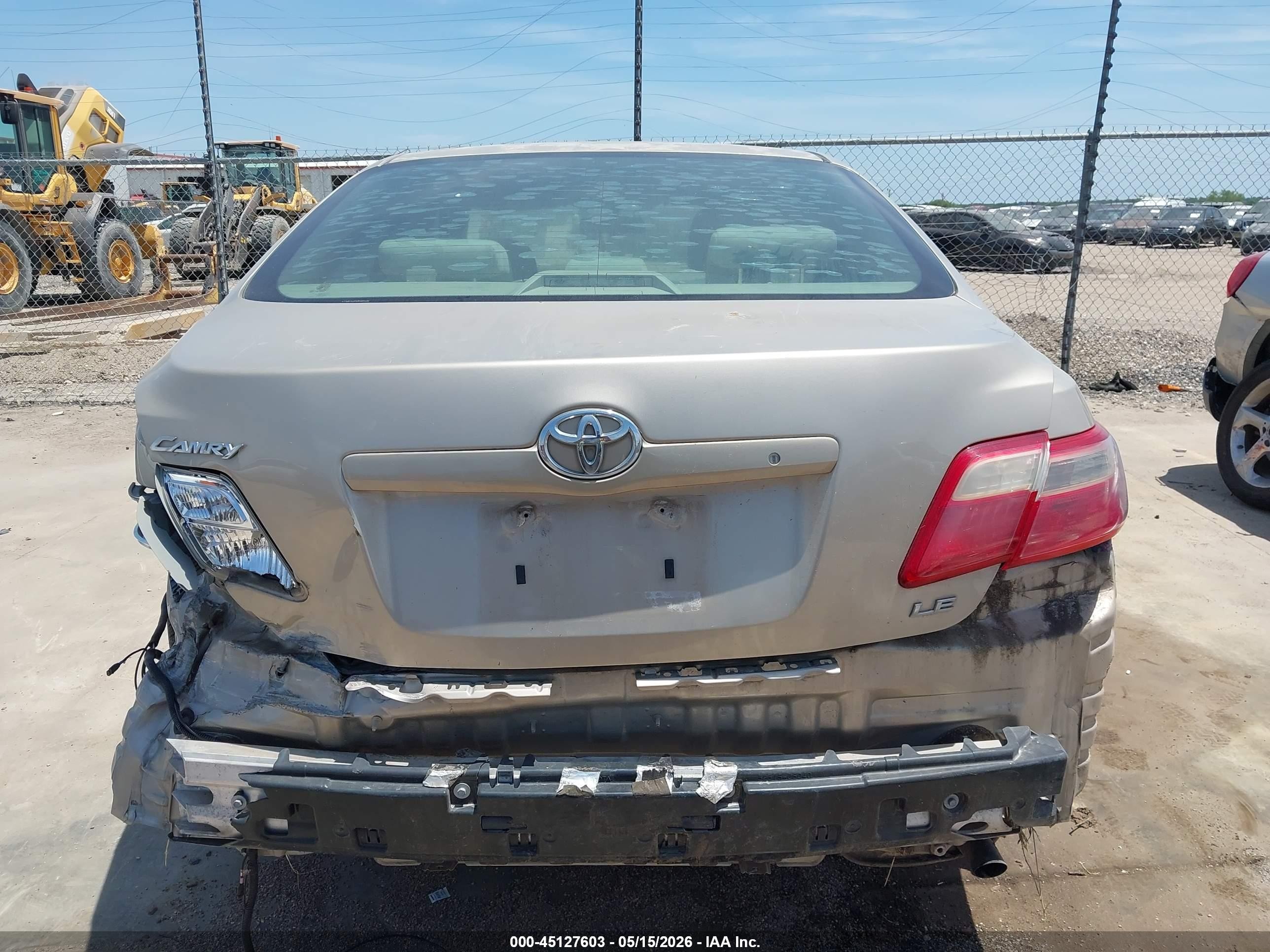 2007 Toyota Camry Le Бежевый vin: 4T4BE46K07R005682