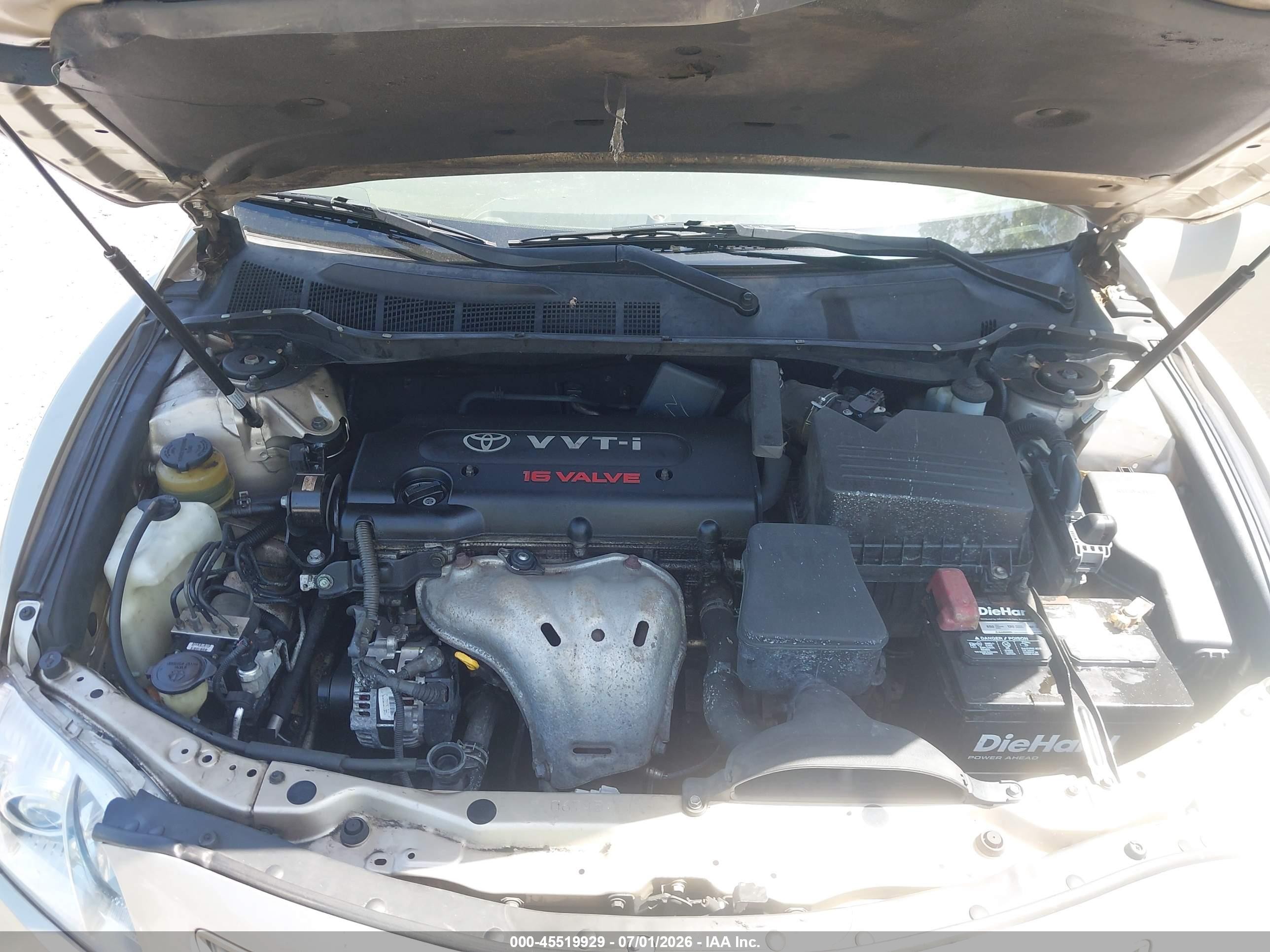 2007 Toyota Camry Le Gold vin: 4T4BE46K07R007643