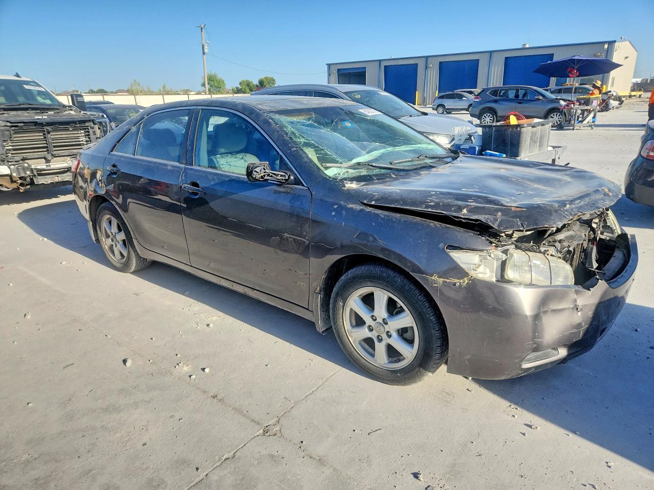 2007 Toyota Camry Le Gray vin: 4T4BE46K07R010509