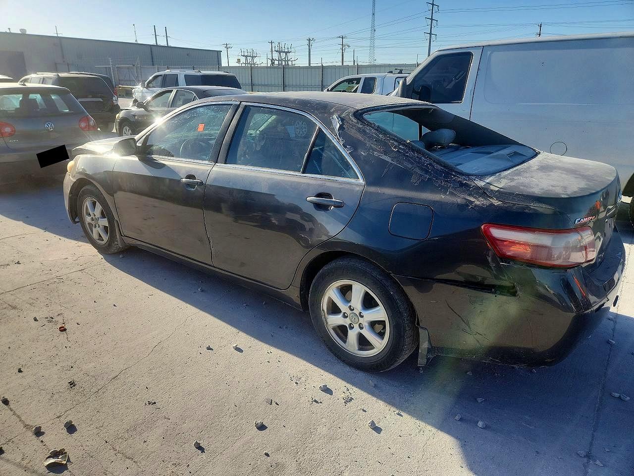 2007 Toyota Camry Le Gray vin: 4T4BE46K07R010509