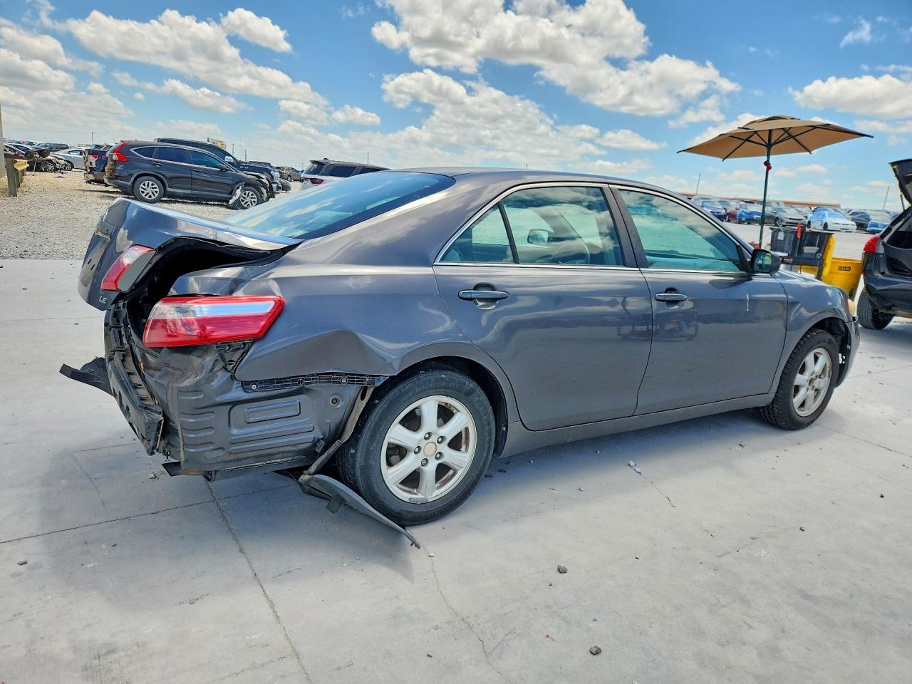 2008 Toyota Camry Le Серый vin: 4T4BE46K08R019163