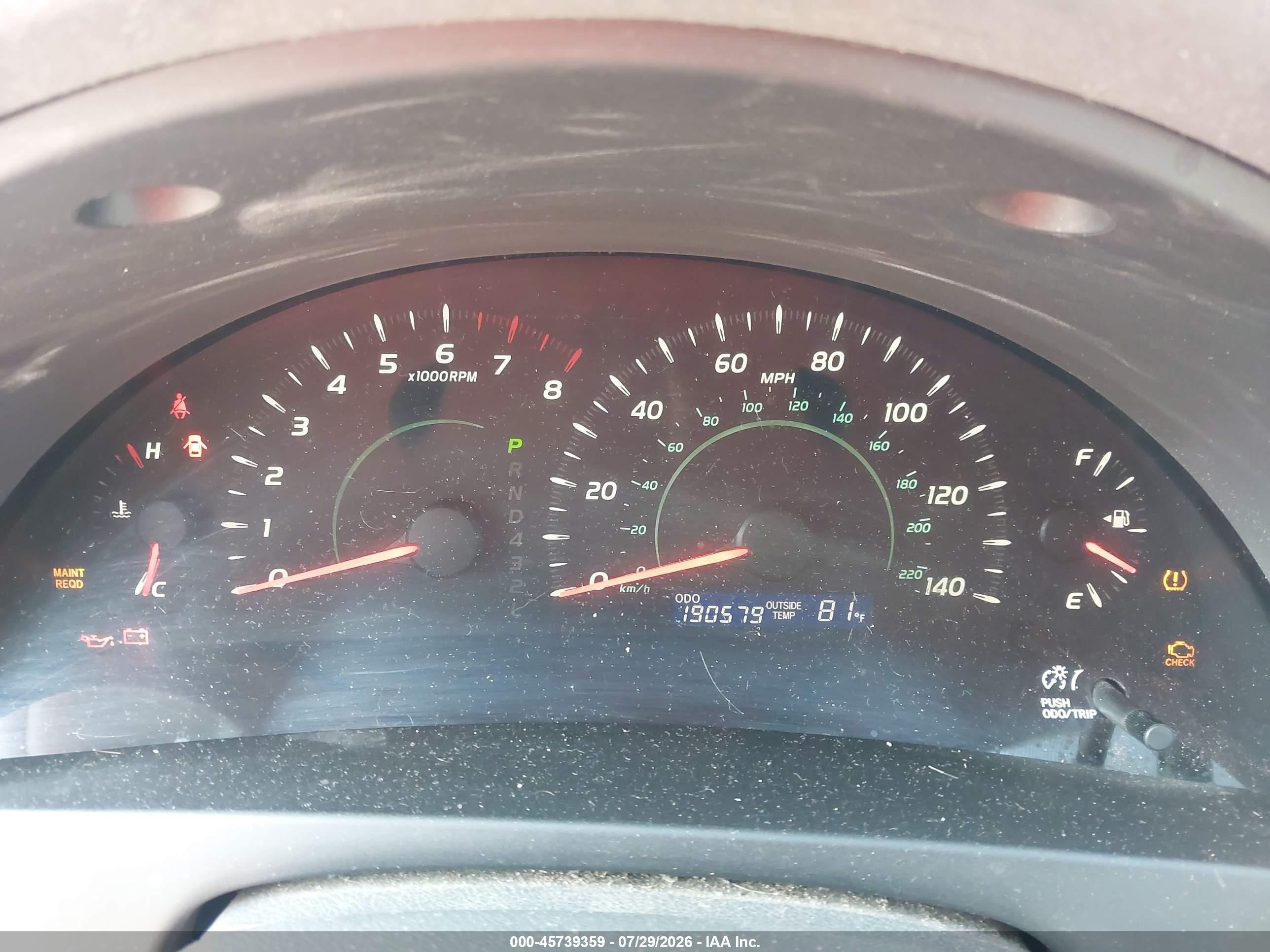 2008 Toyota Camry Le Black vin: 4T4BE46K08R021480