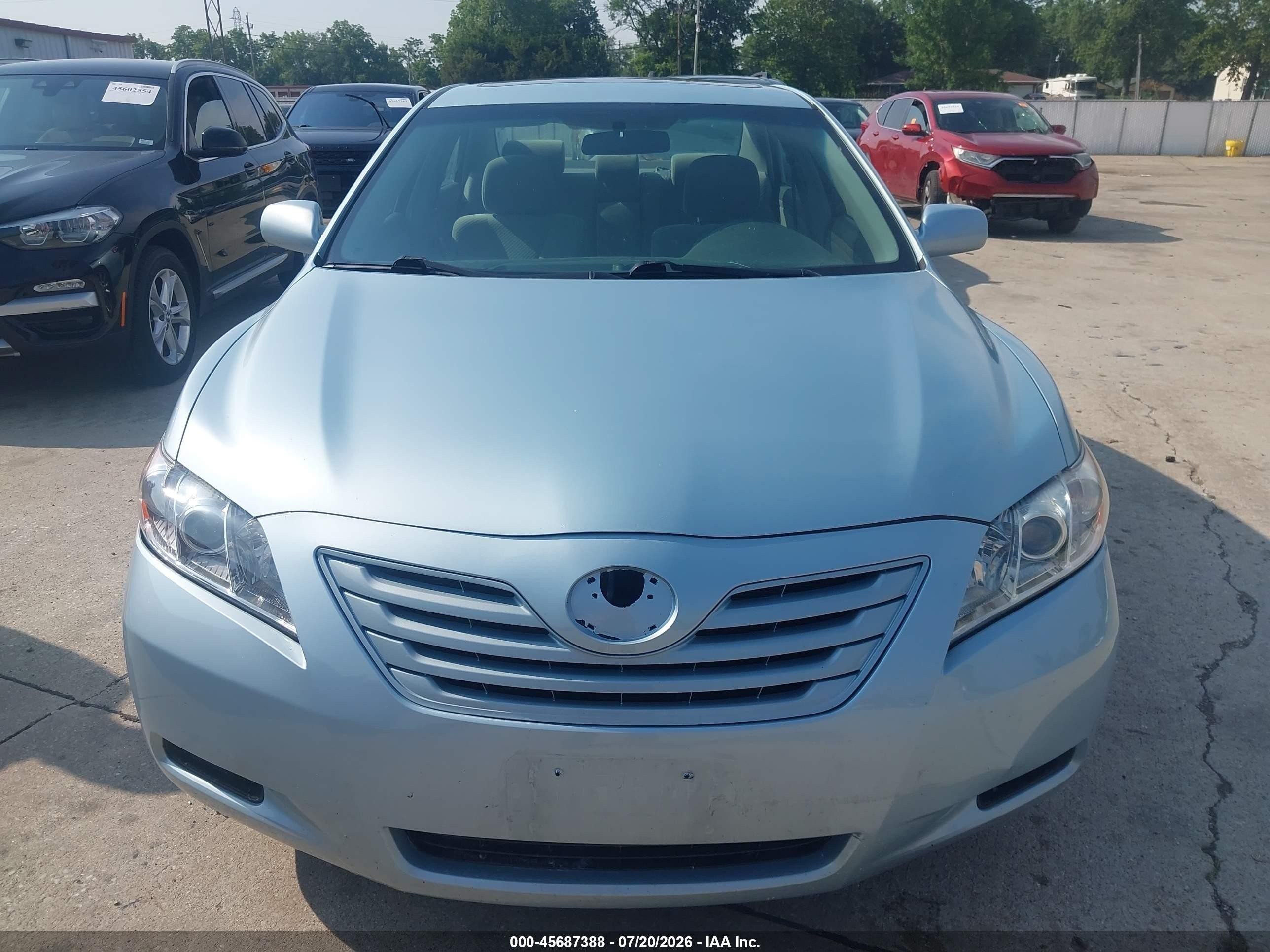 2009 Toyota Camry Le Light Blue vin: 4T4BE46K09R052570