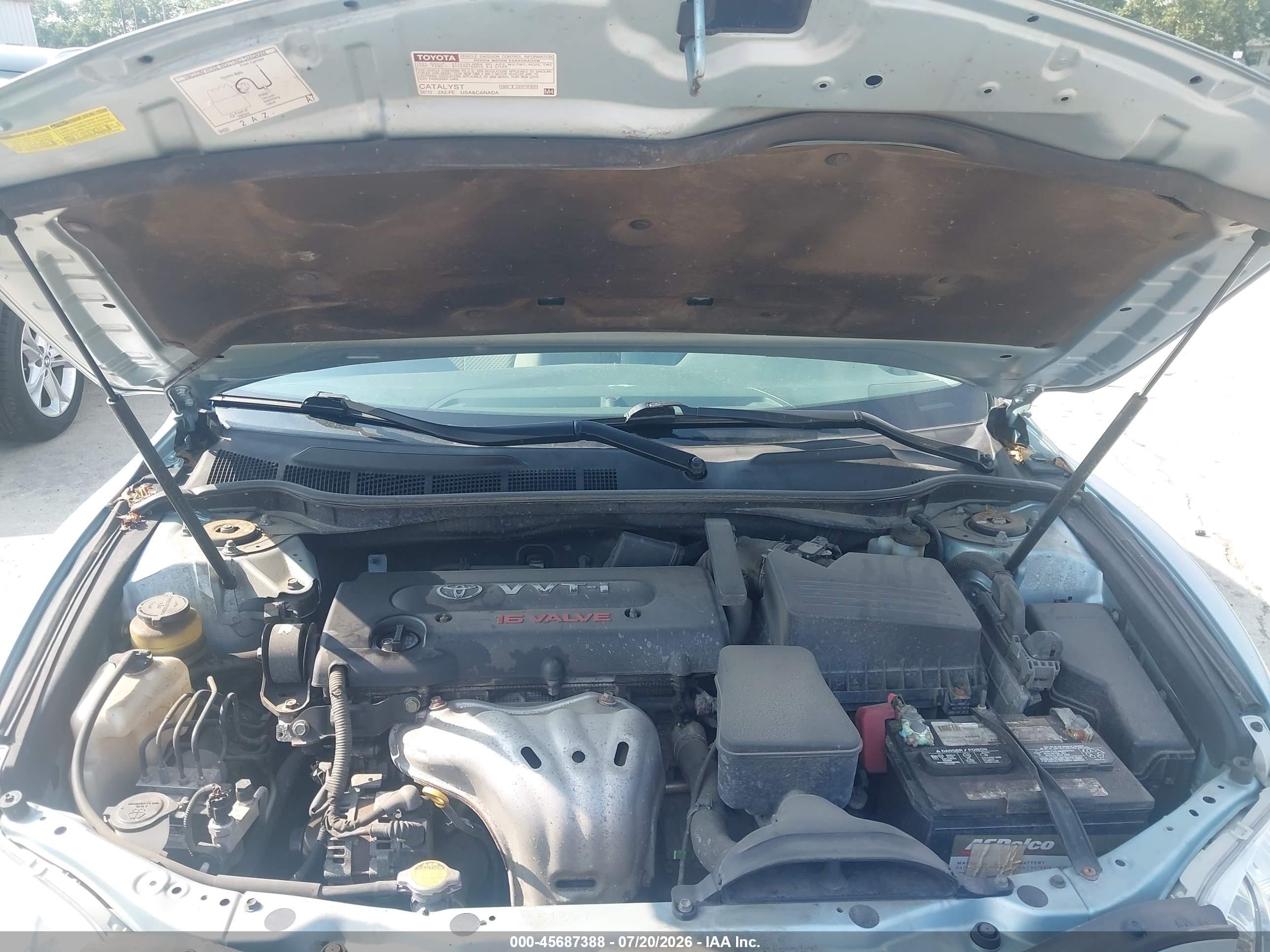 2009 Toyota Camry Le Light Blue vin: 4T4BE46K09R052570