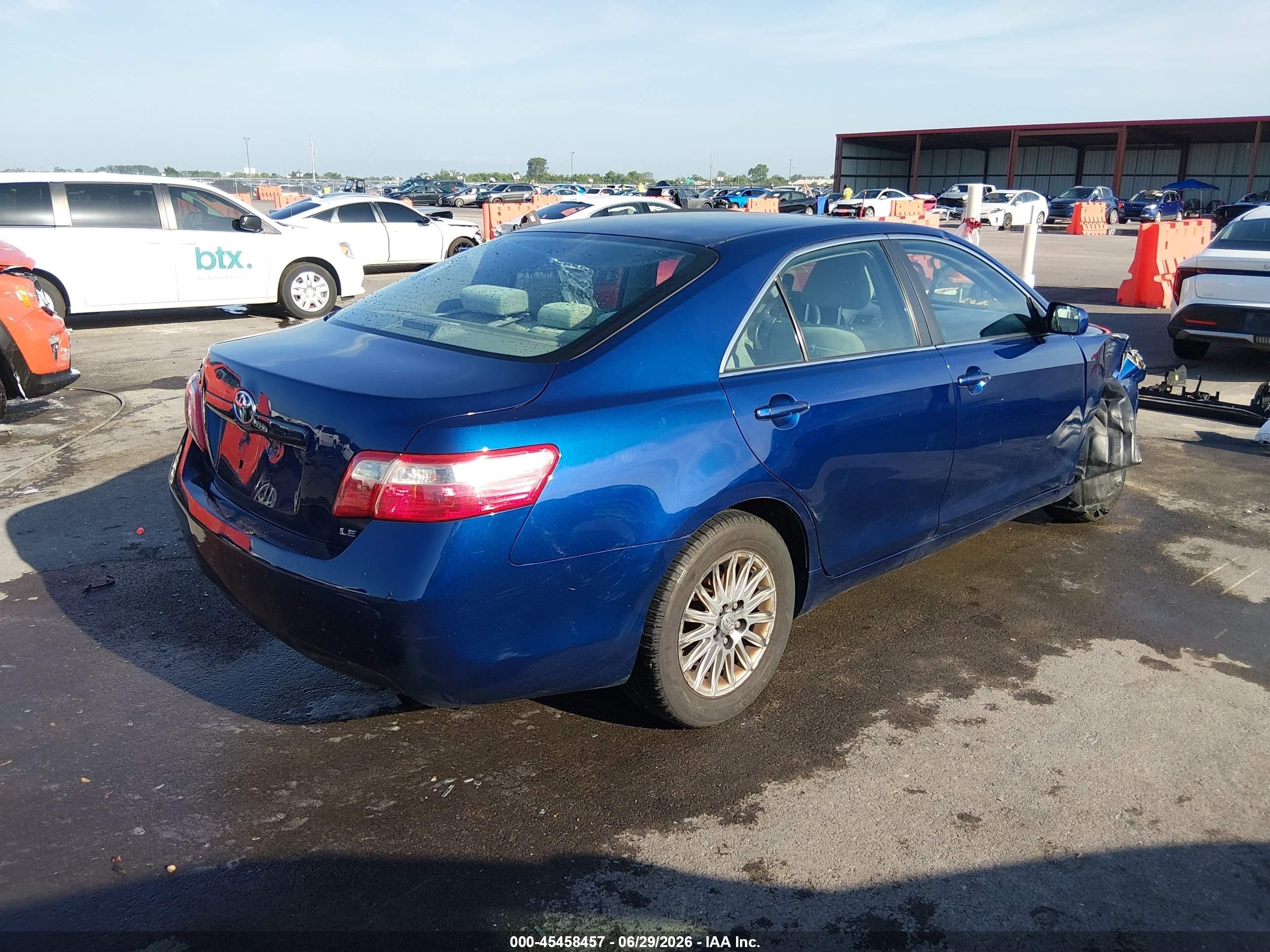 2009 Toyota Camry Le Blue vin: 4T4BE46K09R073175