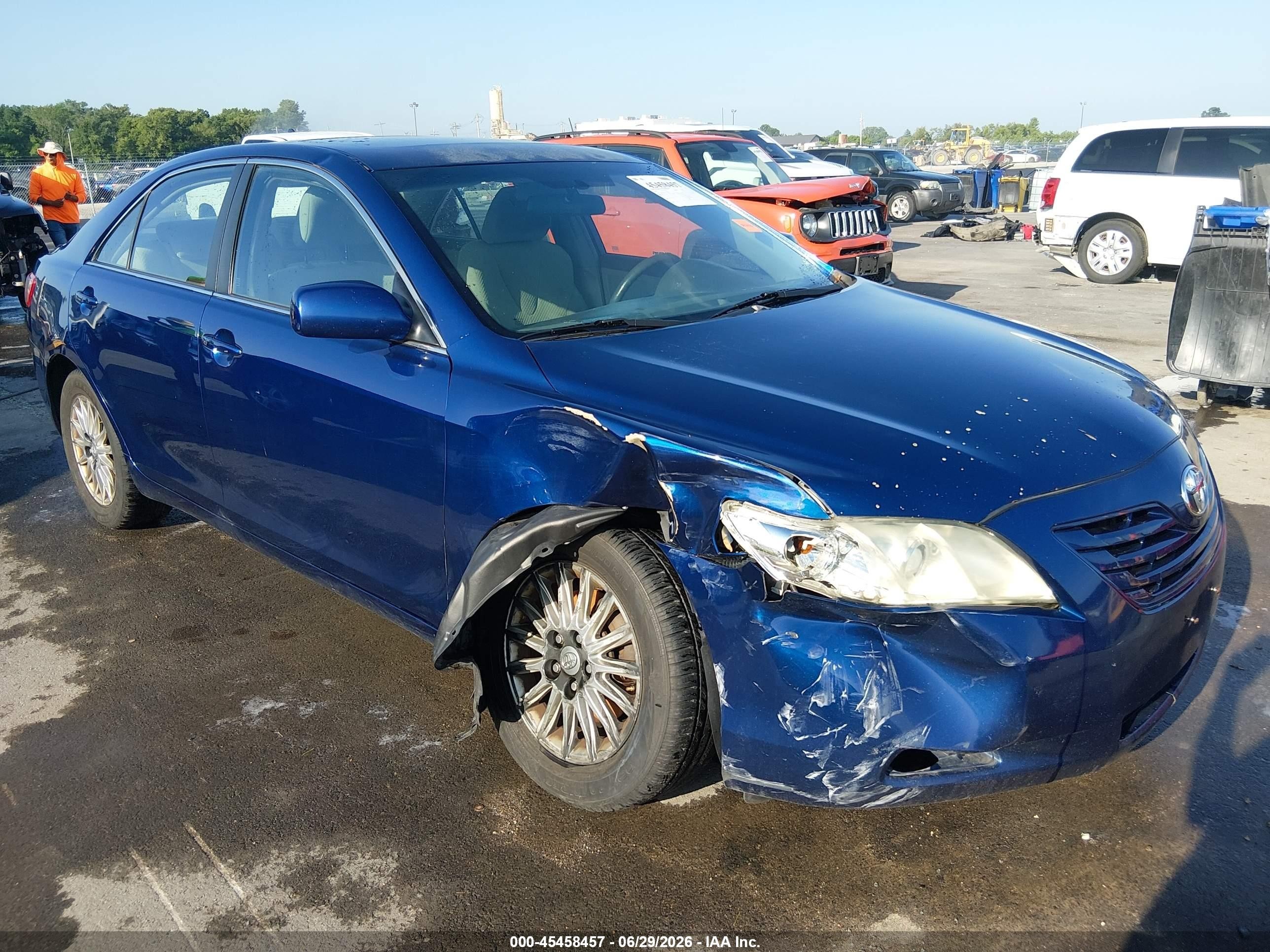 2009 Toyota Camry Le Blue vin: 4T4BE46K09R073175