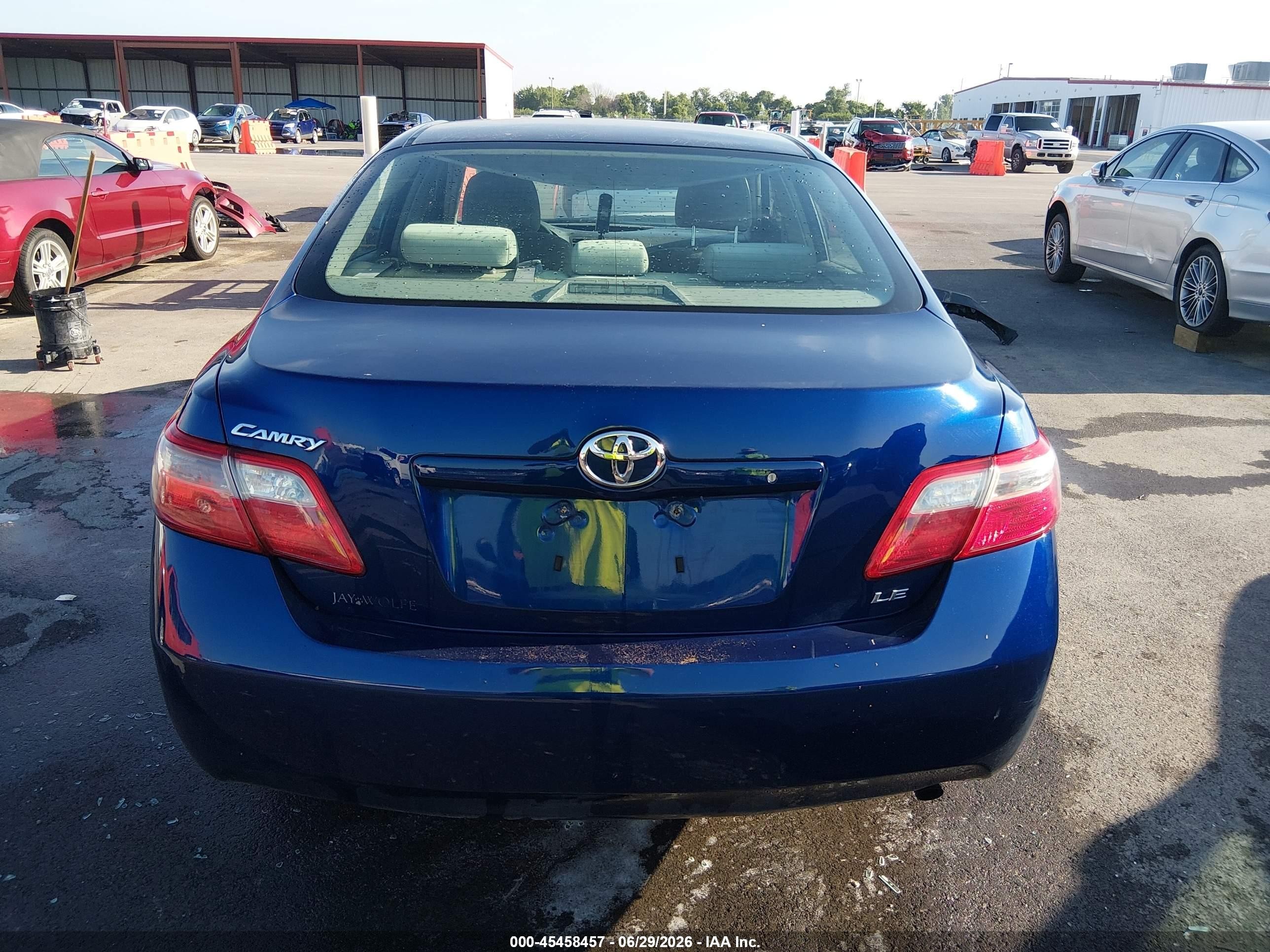 2009 Toyota Camry Le Blue vin: 4T4BE46K09R073175