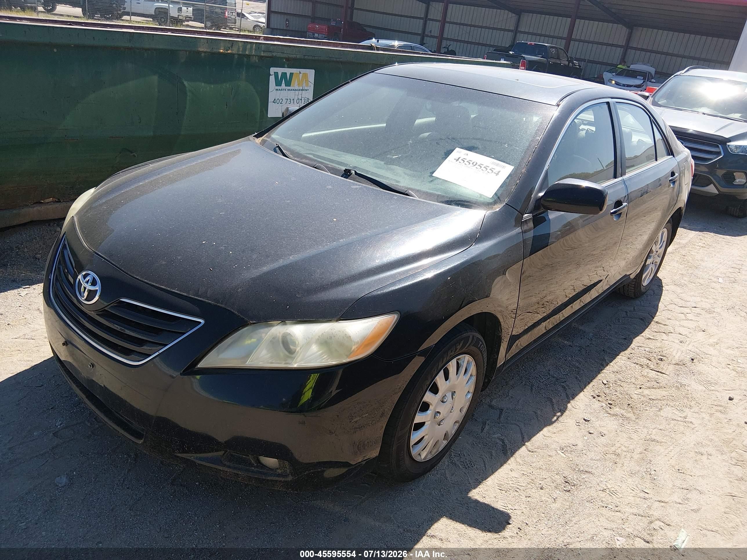 2009 Toyota Camry Xle Black vin: 4T4BE46K09R084967