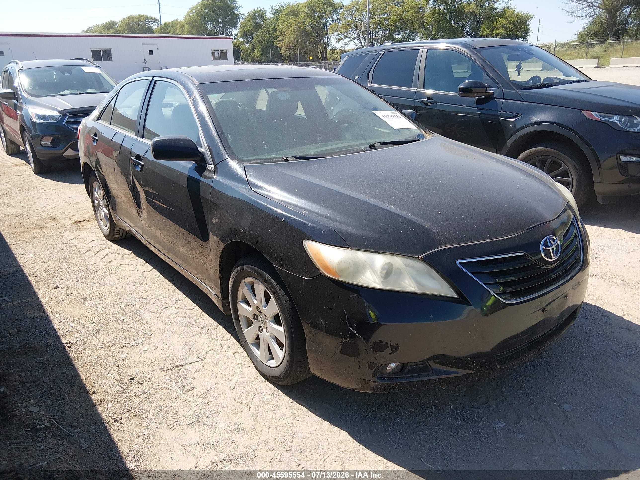 2009 Toyota Camry Xle Black vin: 4T4BE46K09R084967
