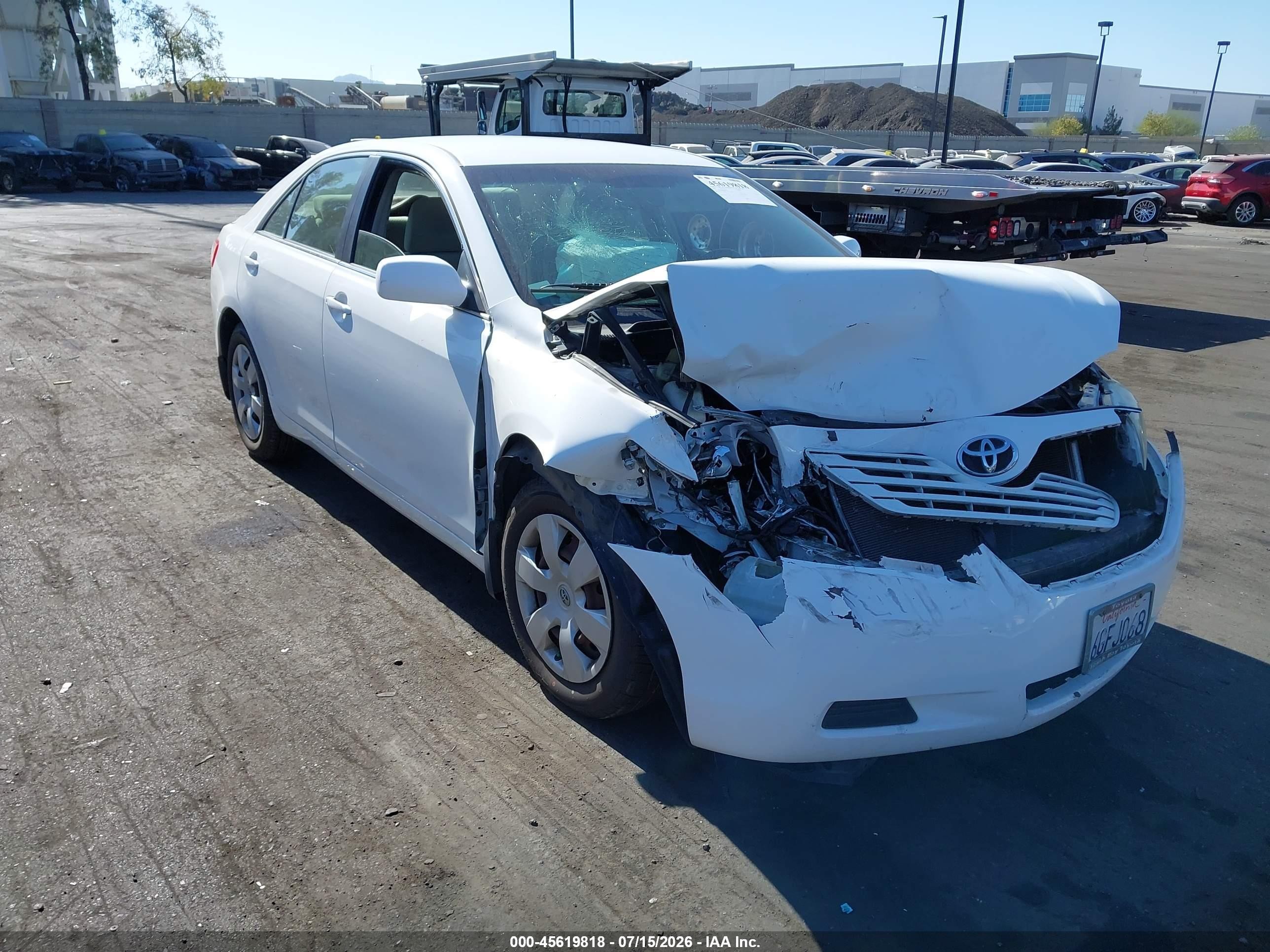 2009 Toyota Camry White vin: 4T4BE46K09R088436