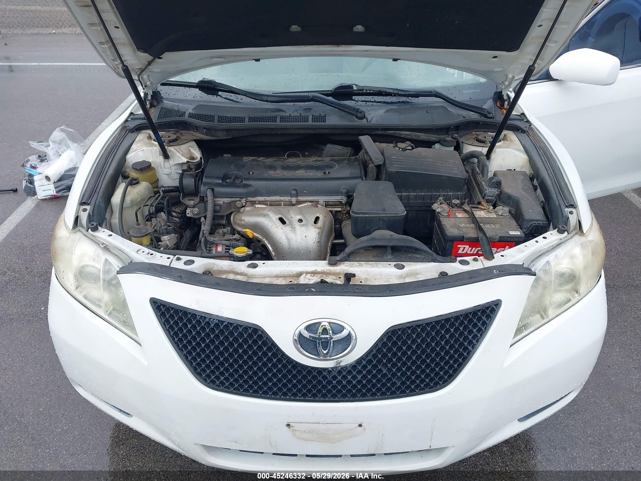 2009 Toyota Camry Le White vin: 4T4BE46K09R102495