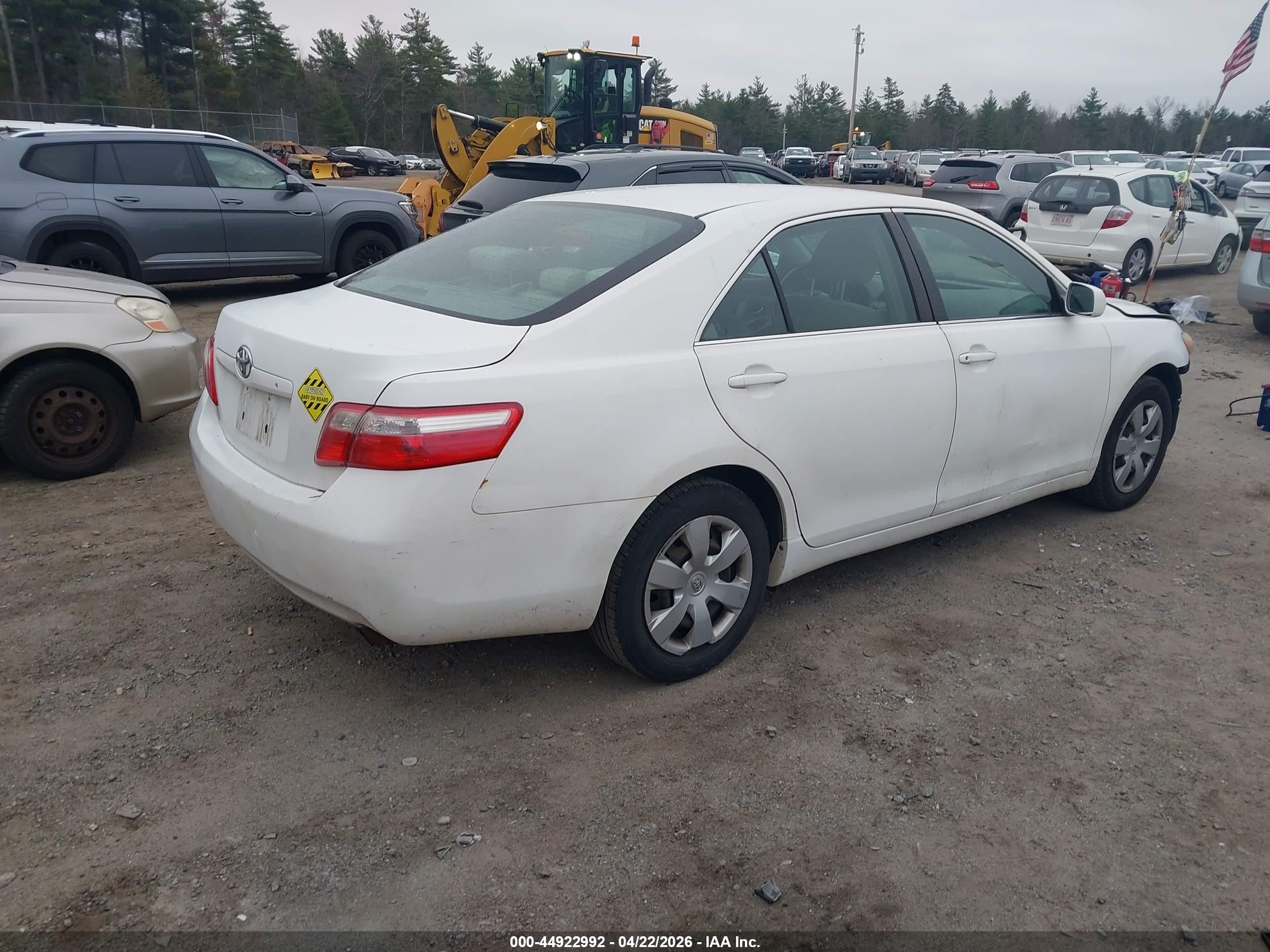 2009 Toyota Camry Белый vin: 4T4BE46K09R110760