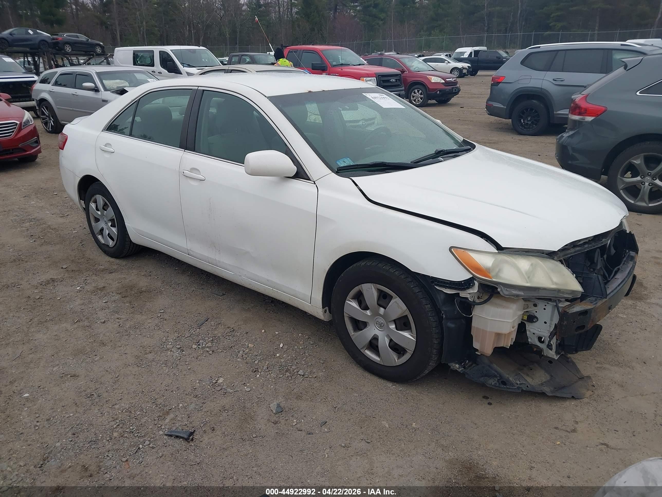 2009 Toyota Camry White vin: 4T4BE46K09R110760
