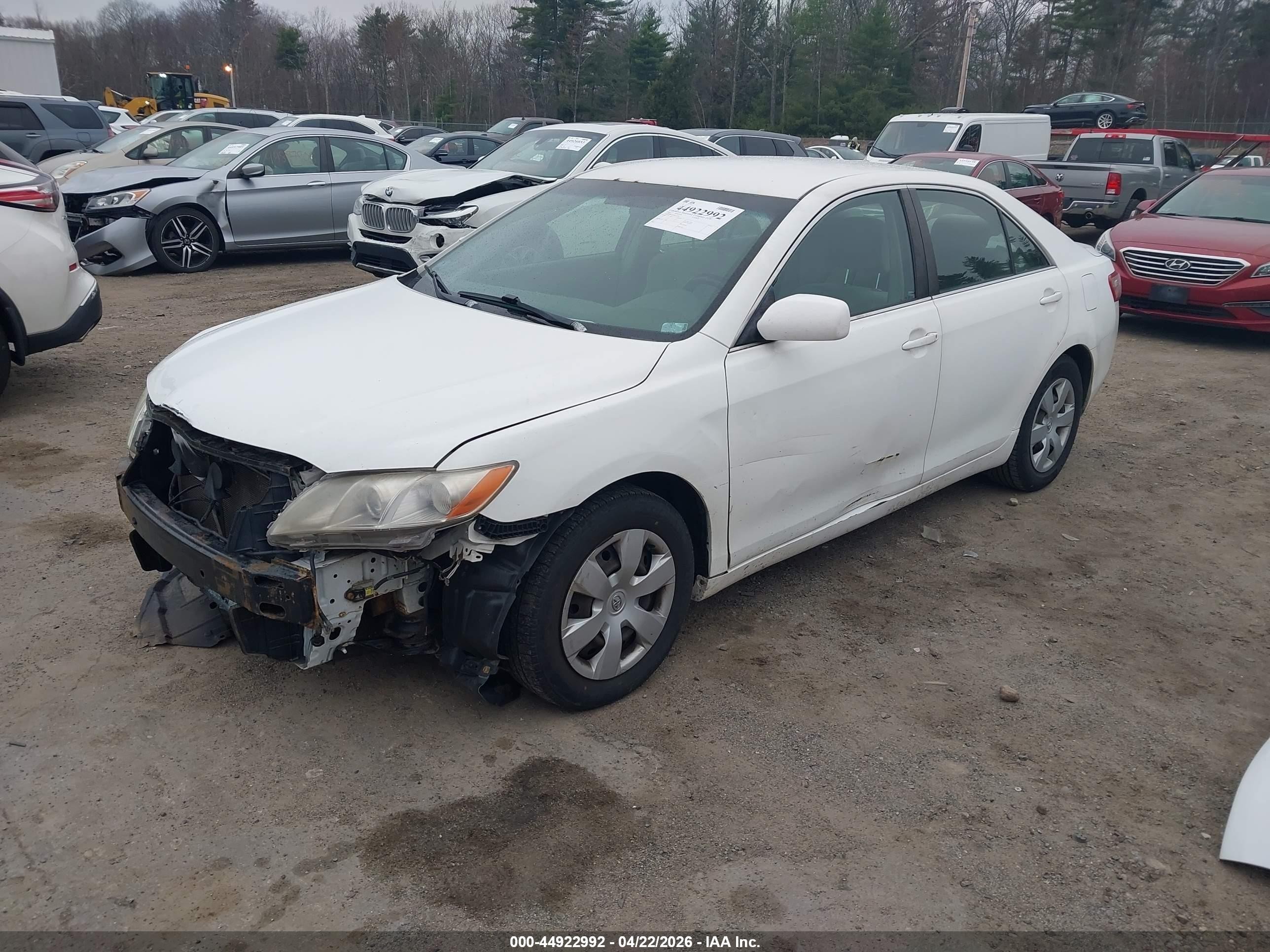 2009 Toyota Camry Белый vin: 4T4BE46K09R110760
