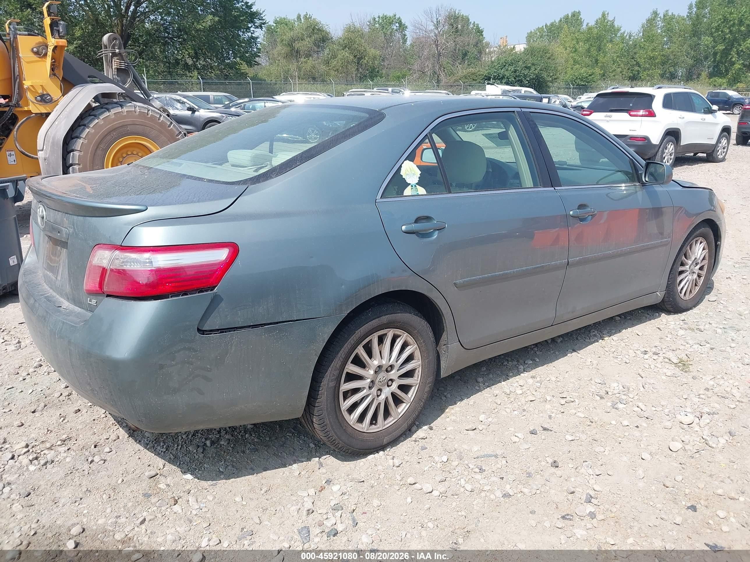 2007 Toyota Camry Le Light Blue vin: 4T4BE46K17R009451