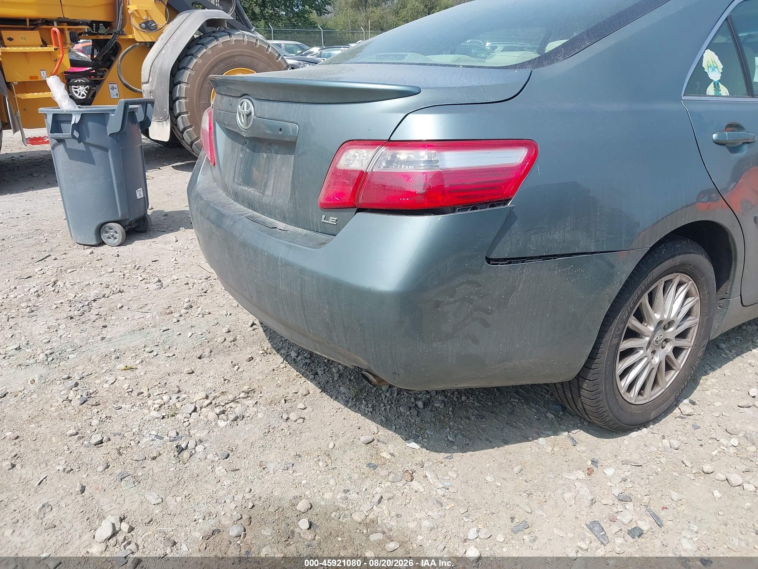 2007 Toyota Camry Le Light Blue vin: 4T4BE46K17R009451