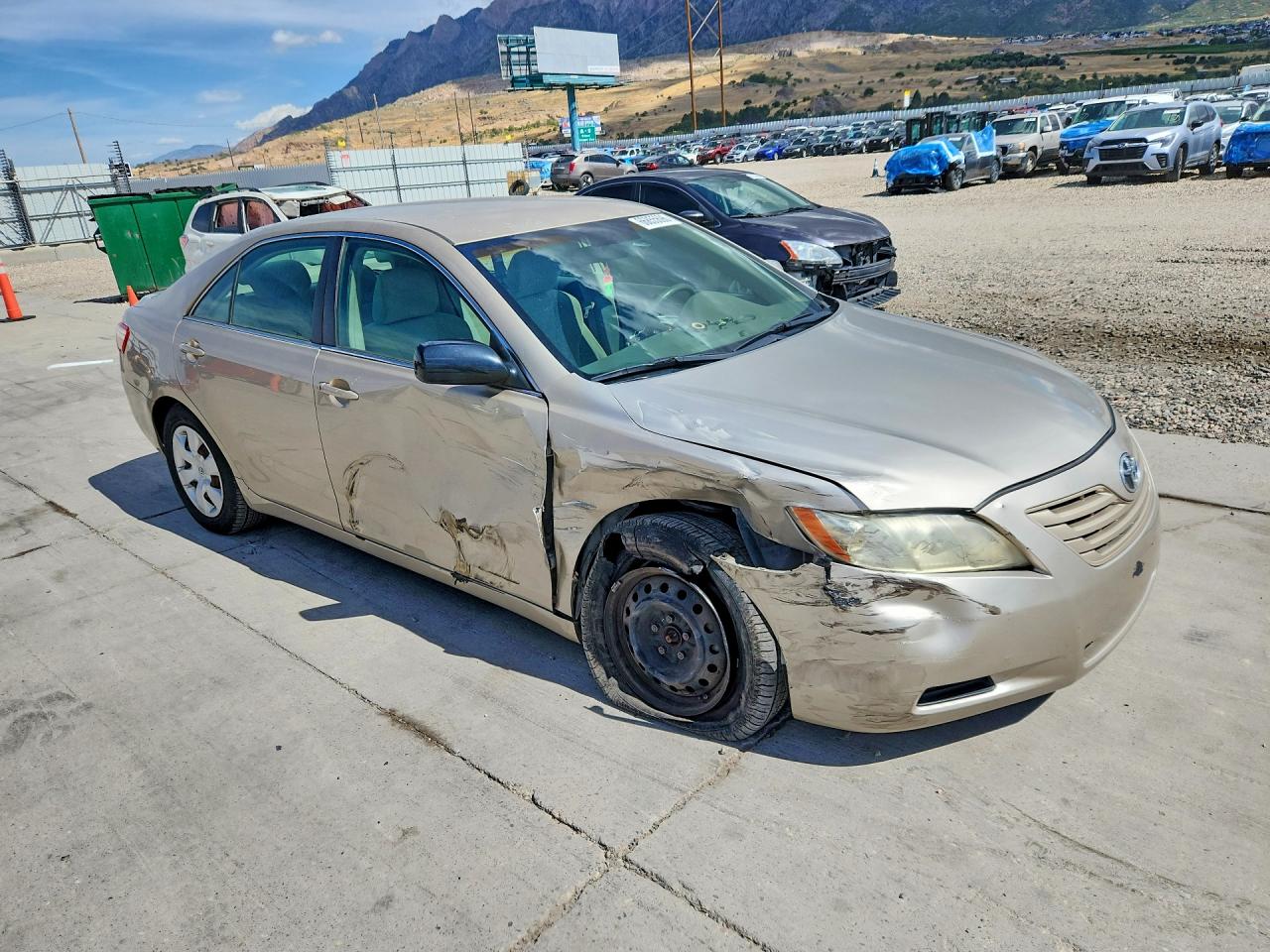 2007 Toyota Camry Ce Beige vin: 4T4BE46K17R009465