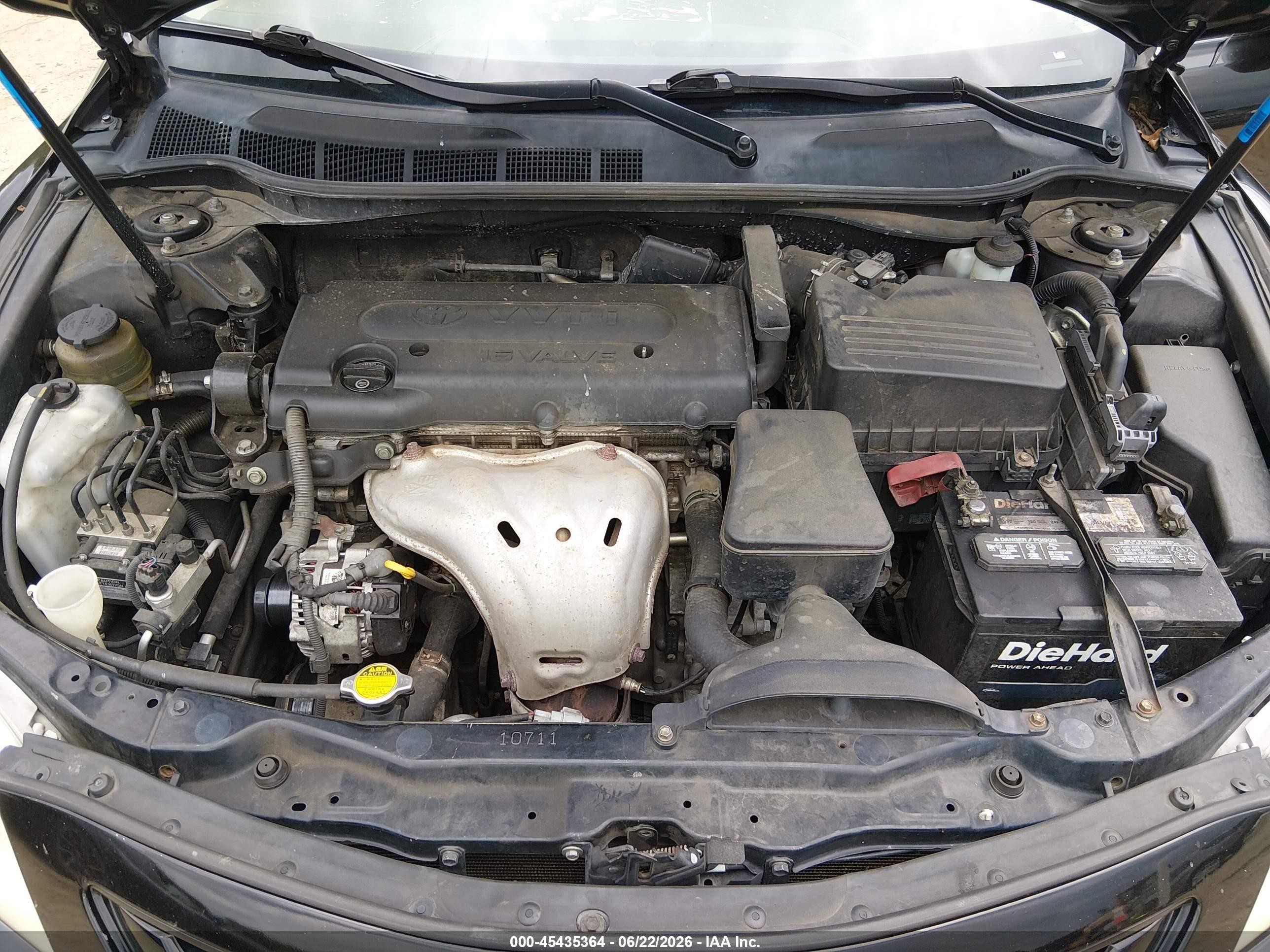 2007 Toyota Camry Le Black vin: 4T4BE46K17R011605