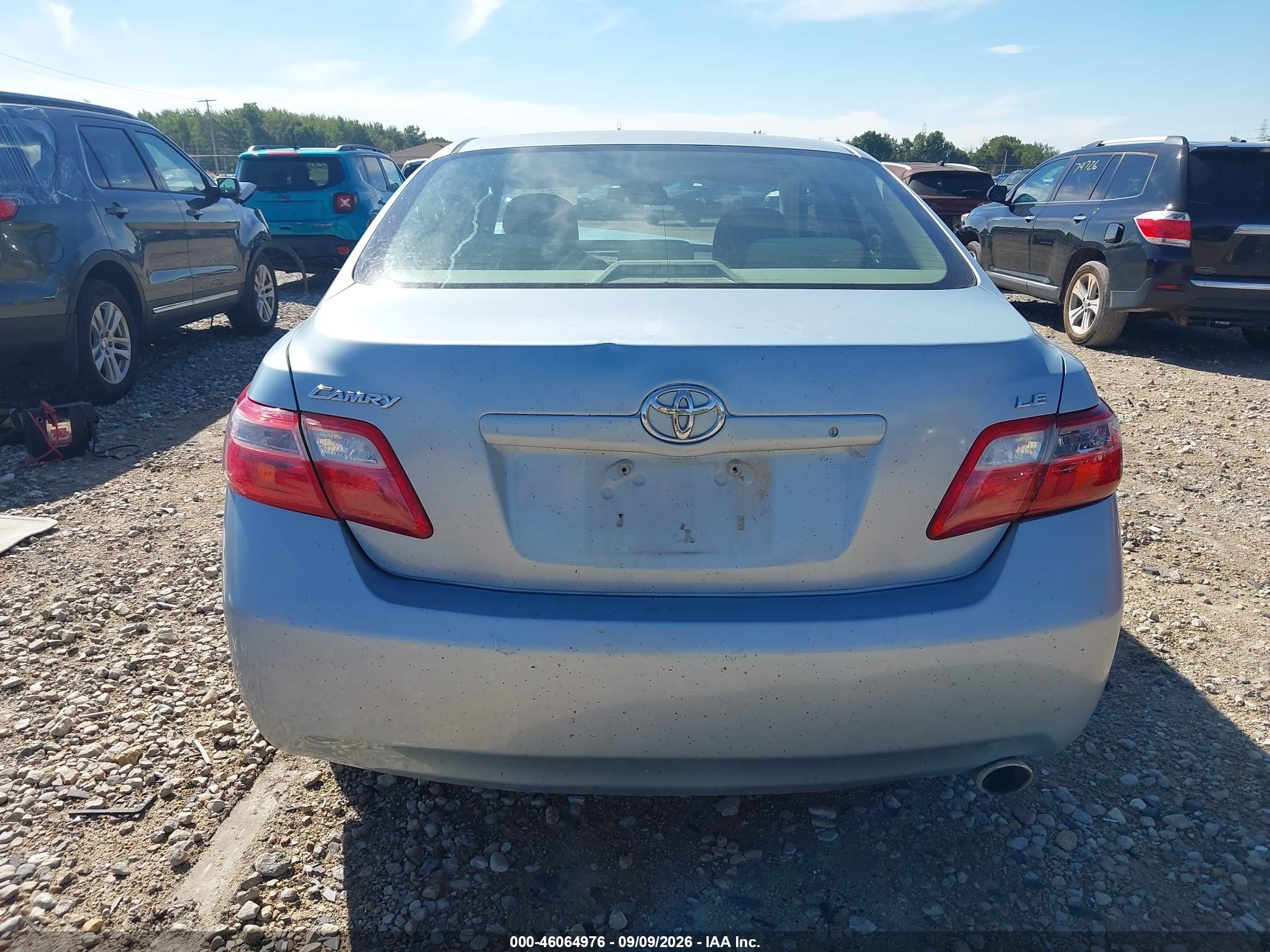 2009 Toyota Camry Le Light Blue vin: 4T4BE46K19R058278