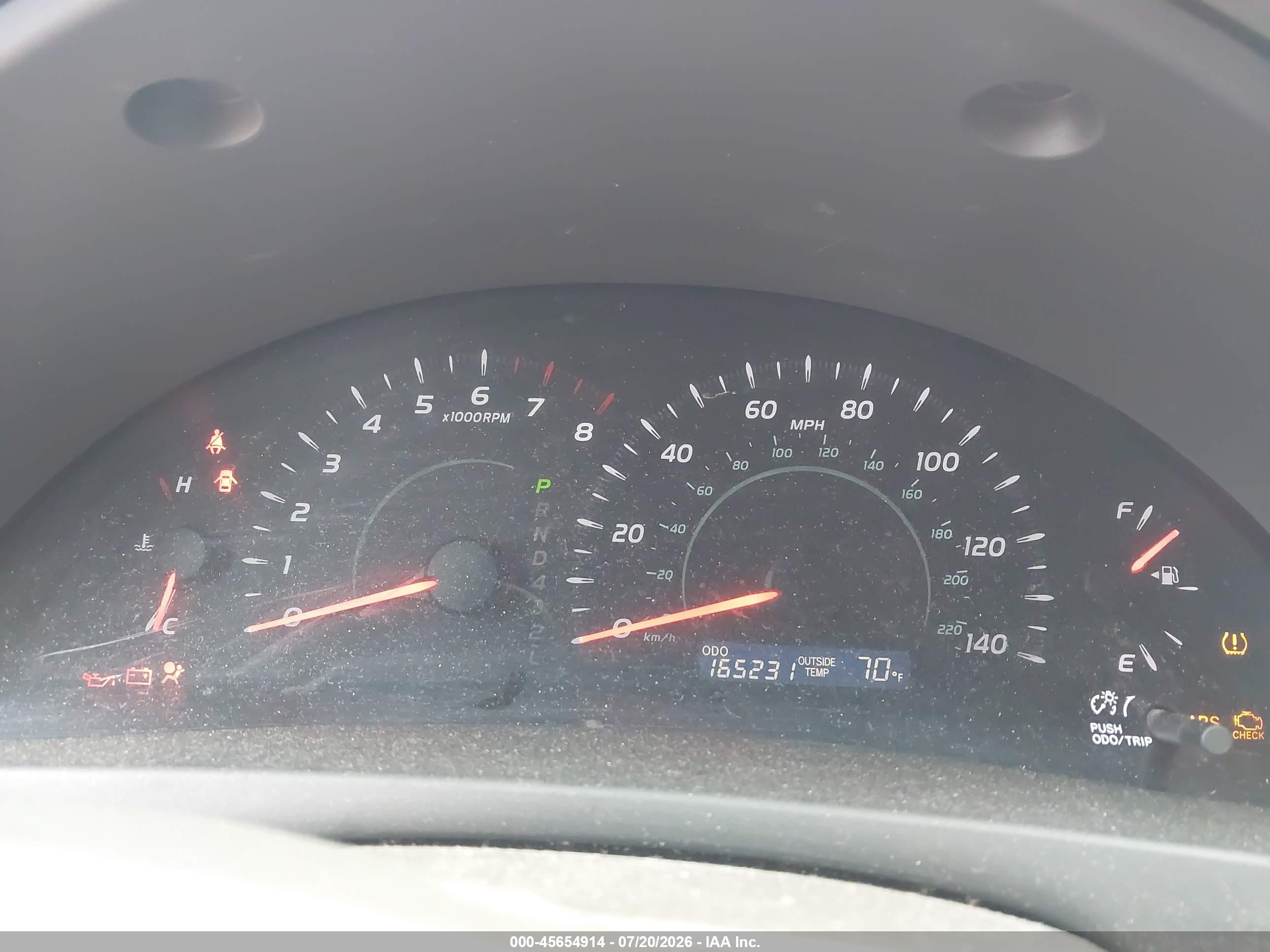 2009 Toyota Camry Le Красный vin: 4T4BE46K19R061553