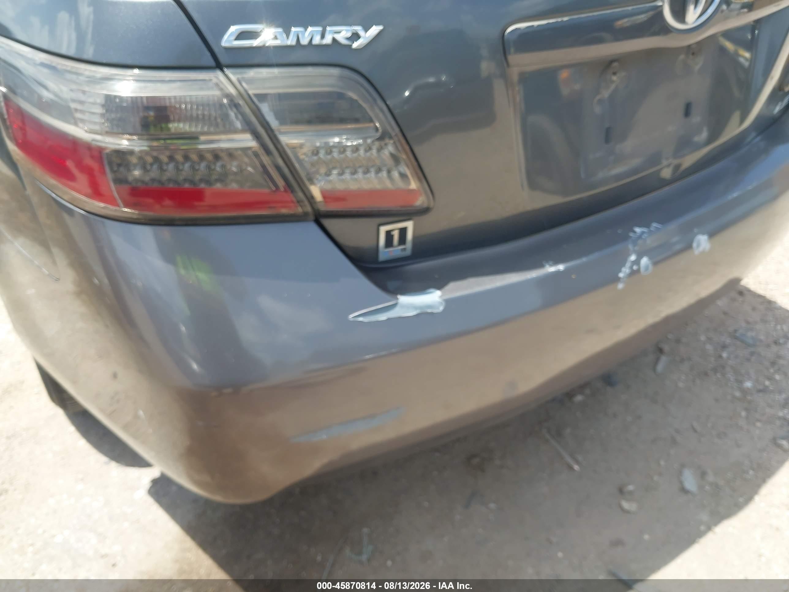 2009 Toyota Camry Le Gray vin: 4T4BE46K19R067773