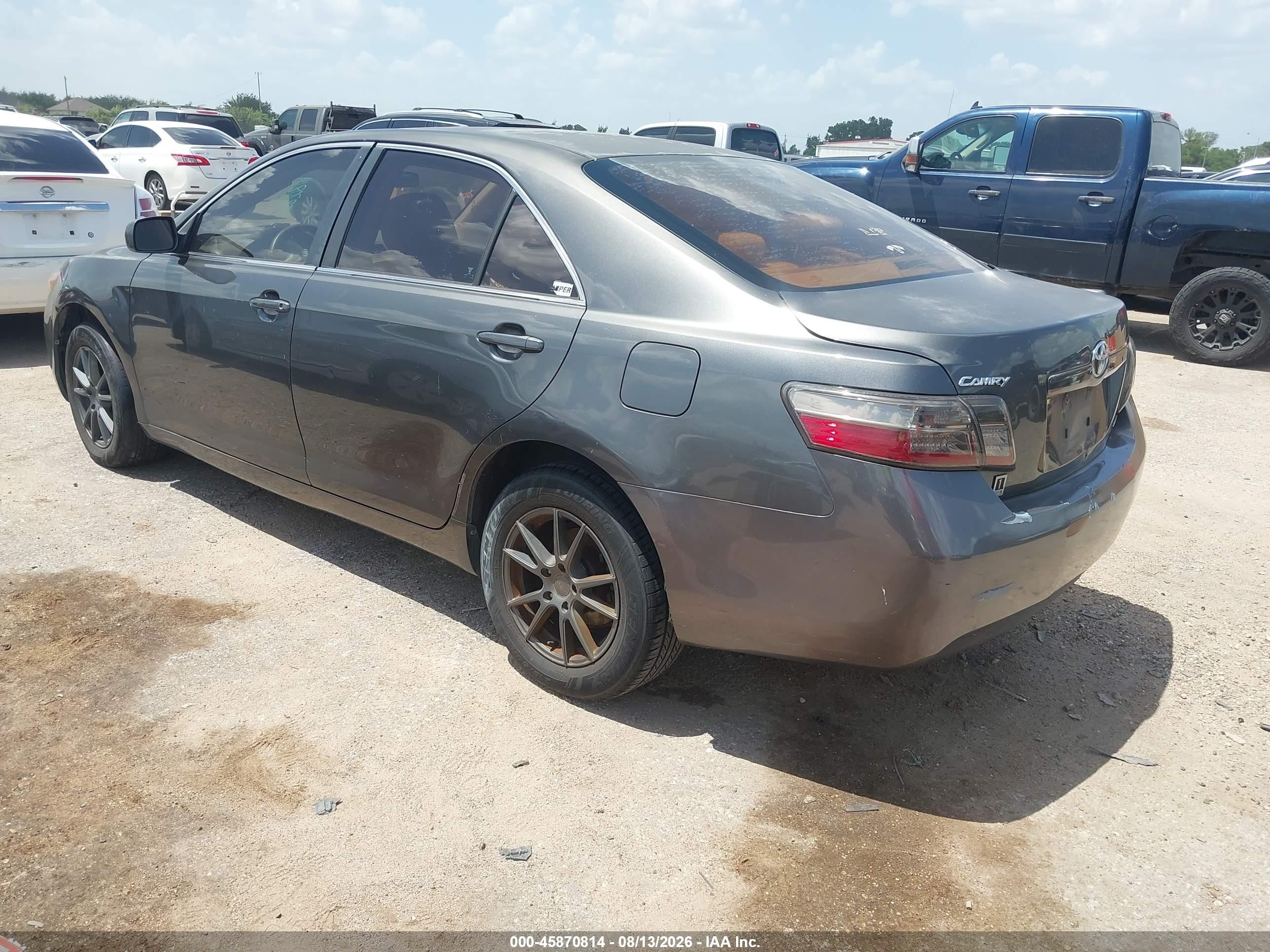 2009 Toyota Camry Le Gray vin: 4T4BE46K19R067773