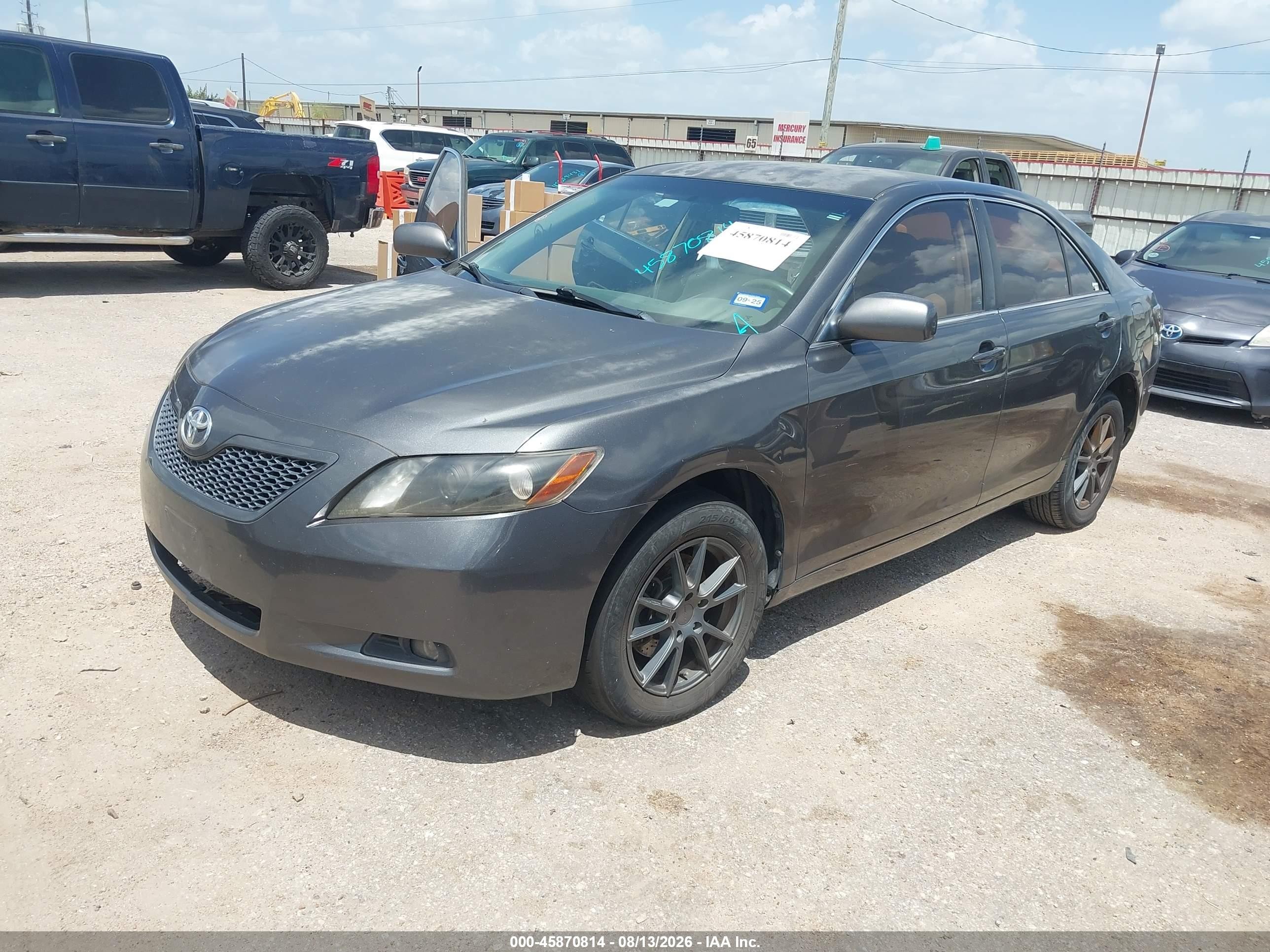 2009 Toyota Camry Le Gray vin: 4T4BE46K19R067773
