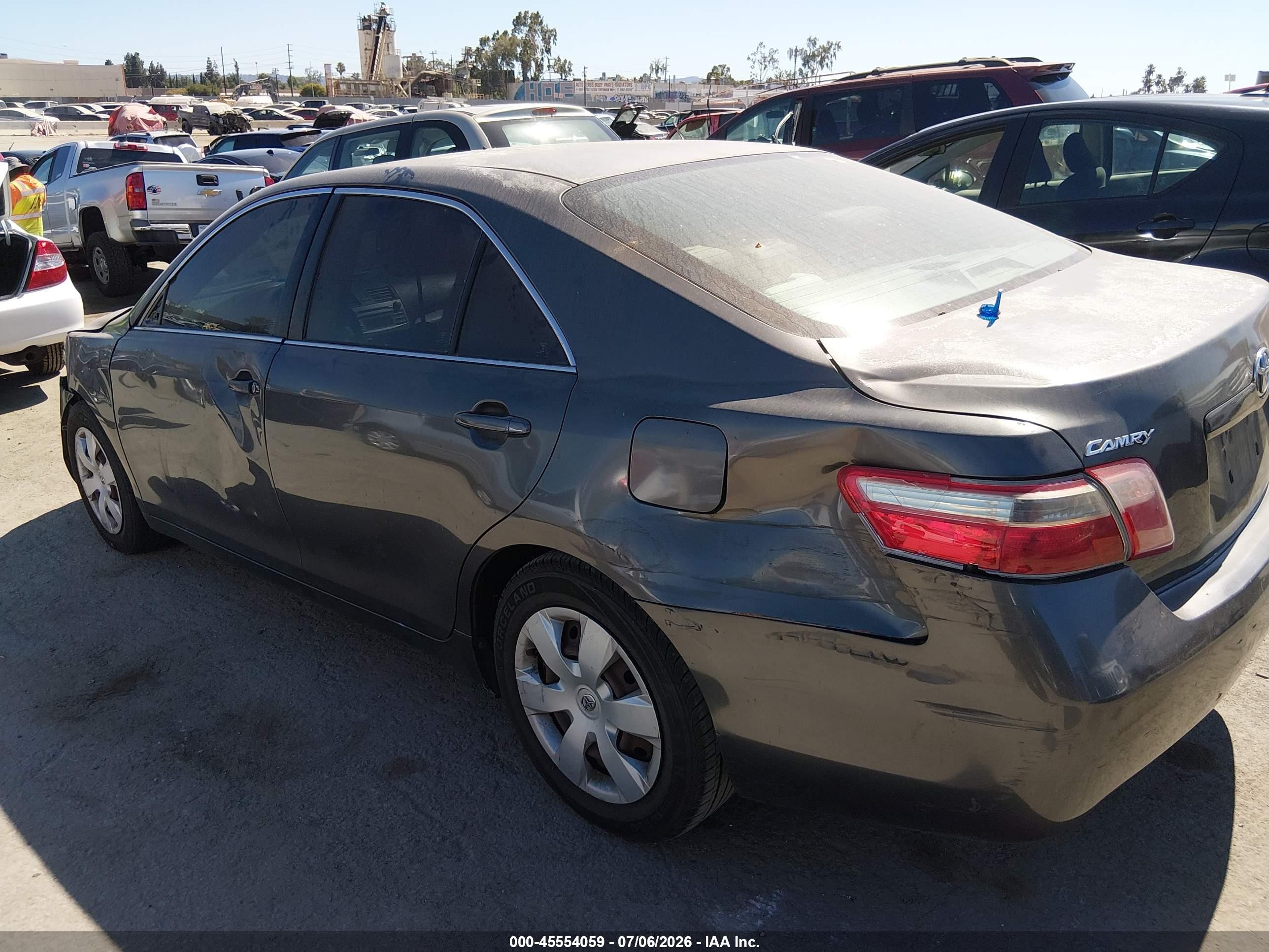 2009 Toyota Camry Le Серый vin: 4T4BE46K19R074108