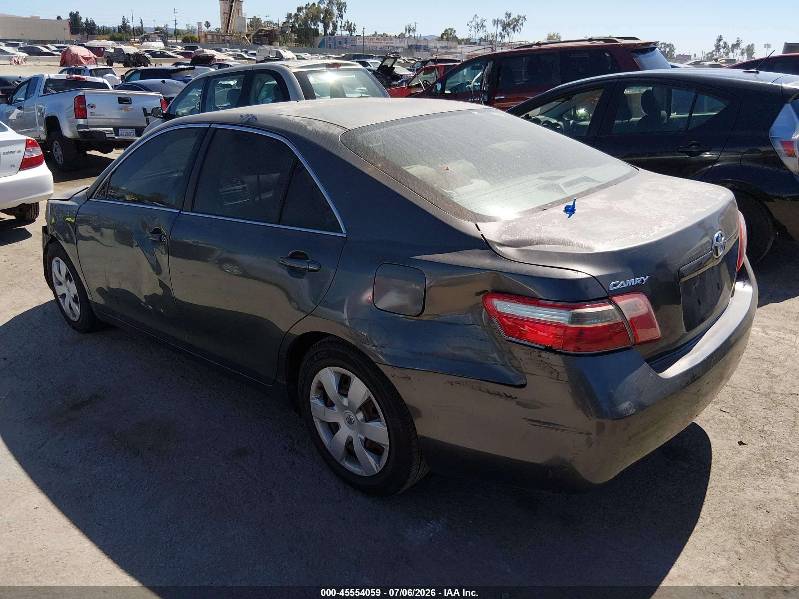 2009 Toyota Camry Le Серый vin: 4T4BE46K19R074108