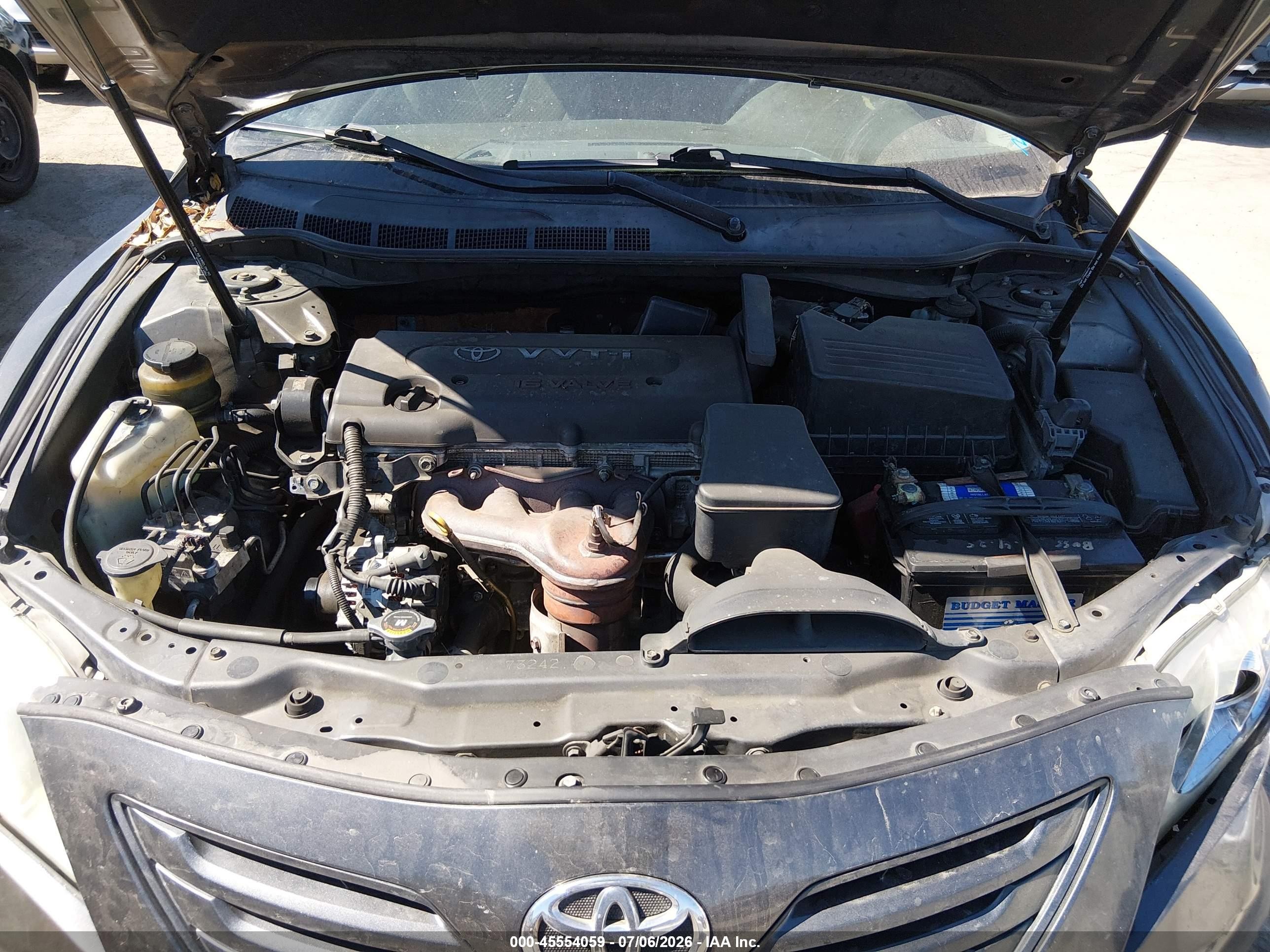 2009 Toyota Camry Le Серый vin: 4T4BE46K19R074108