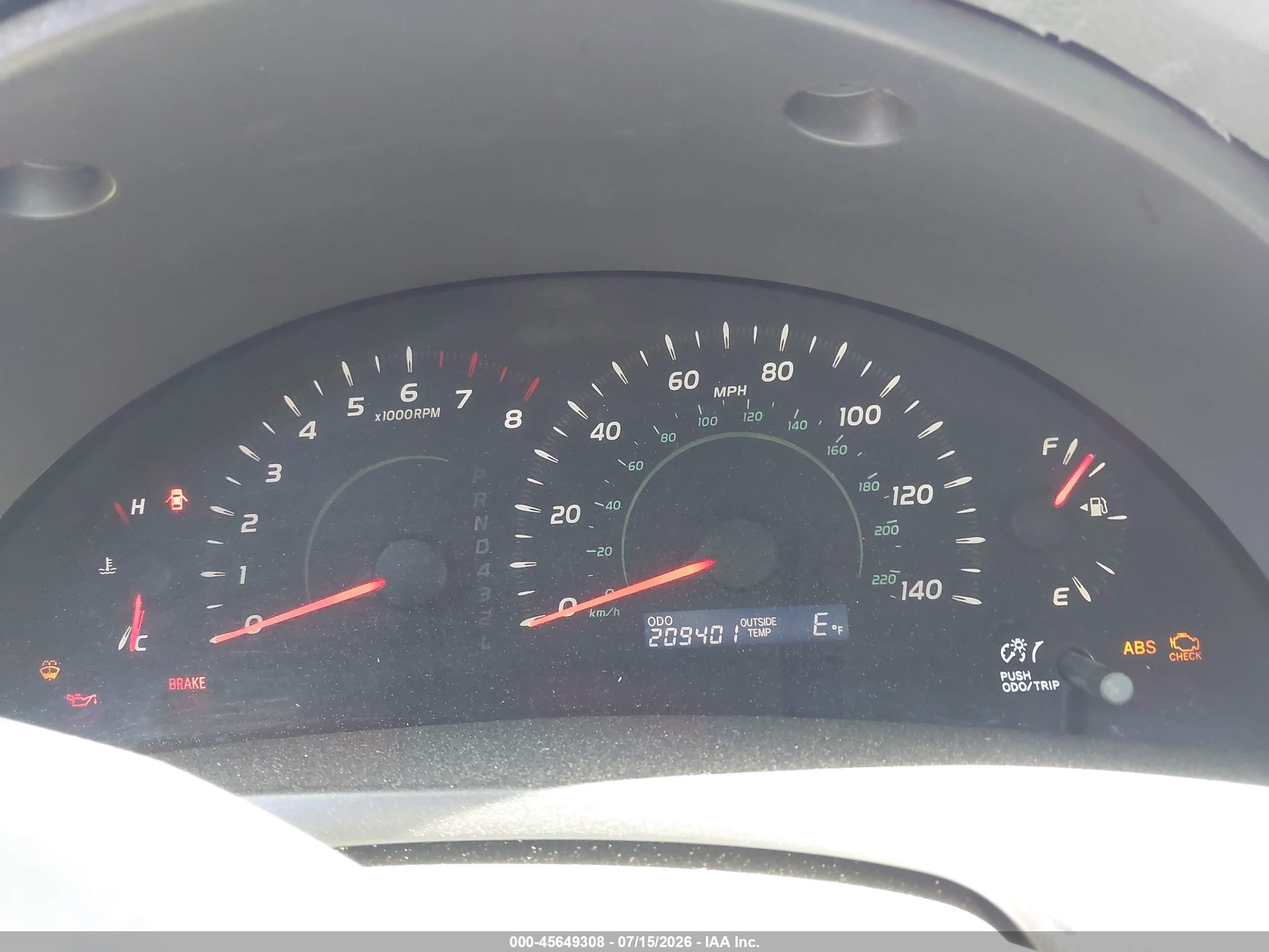 2009 Toyota Camry Le Красный vin: 4T4BE46K19R123078