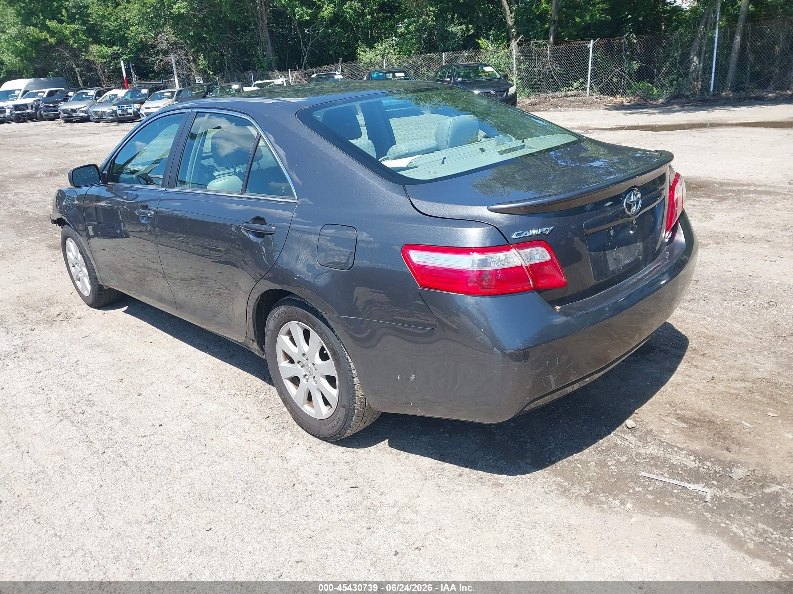 2009 Toyota Camry Xle Gray vin: 4T4BE46K19R128653