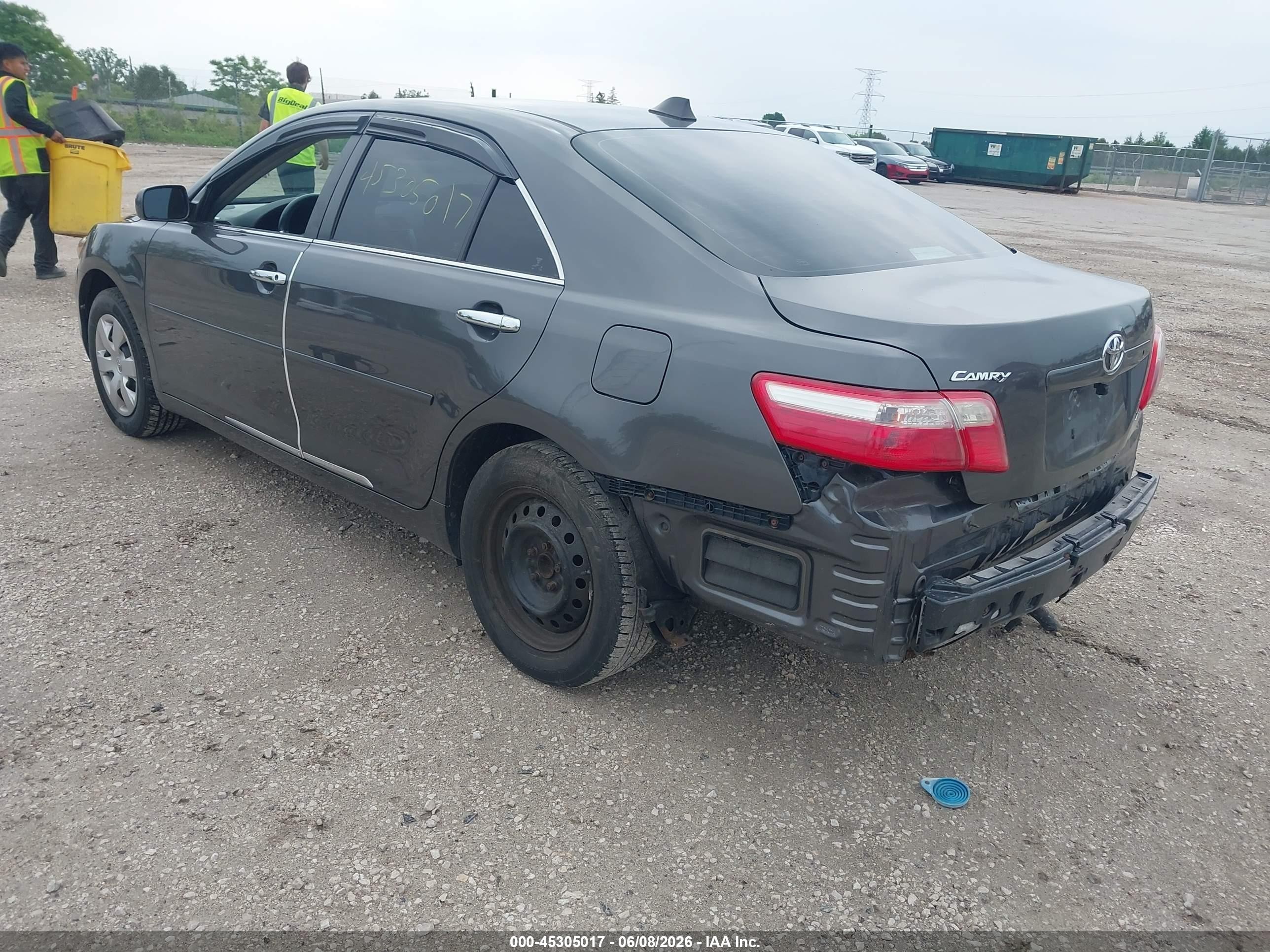 2009 Toyota Camry Le Gray vin: 4T4BE46K19R132413