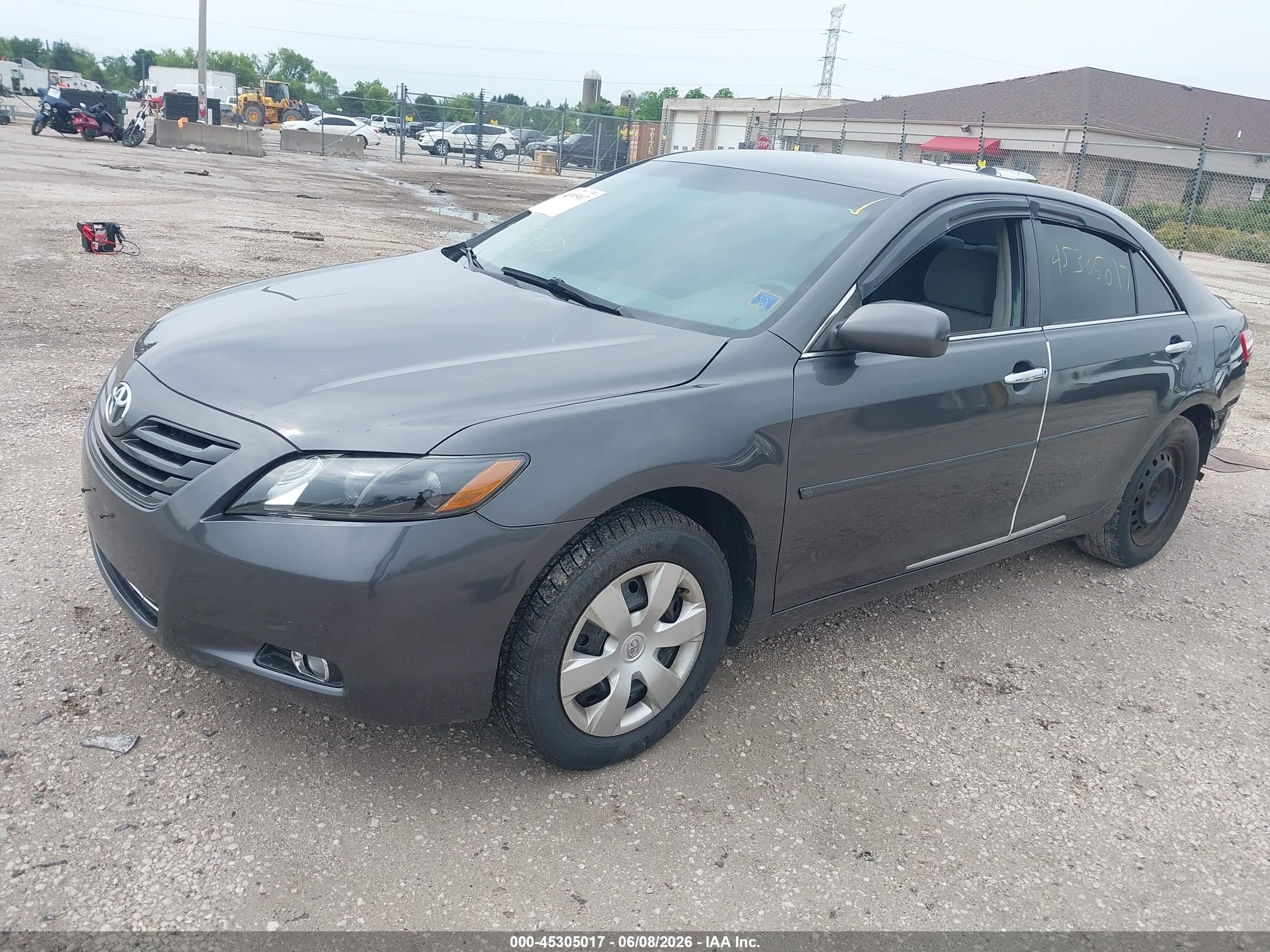 2009 Toyota Camry Le Gray vin: 4T4BE46K19R132413