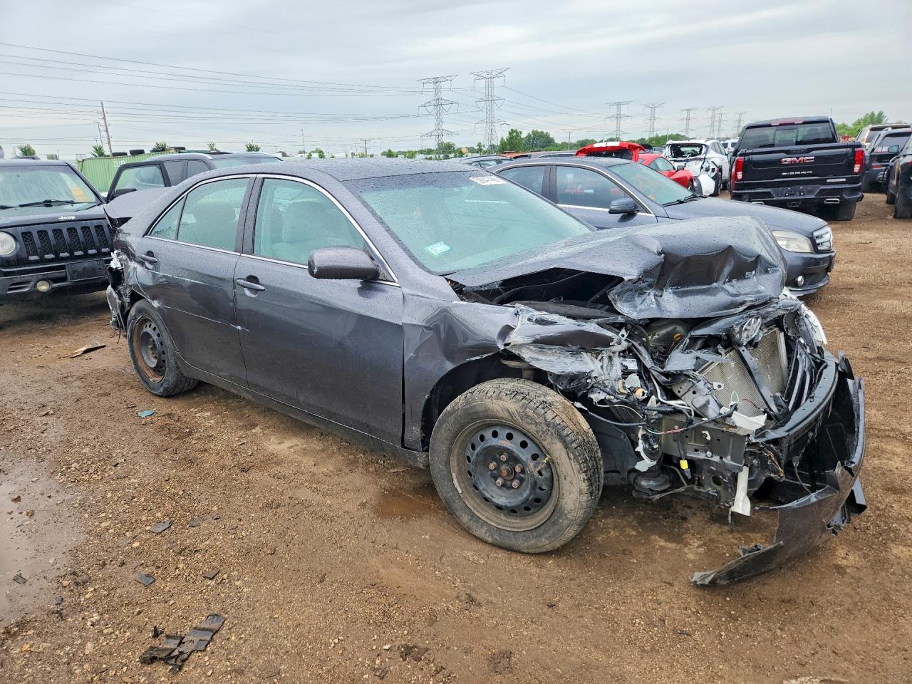 2009 Toyota Camry Le Gray vin: 4T4BE46K19R133982